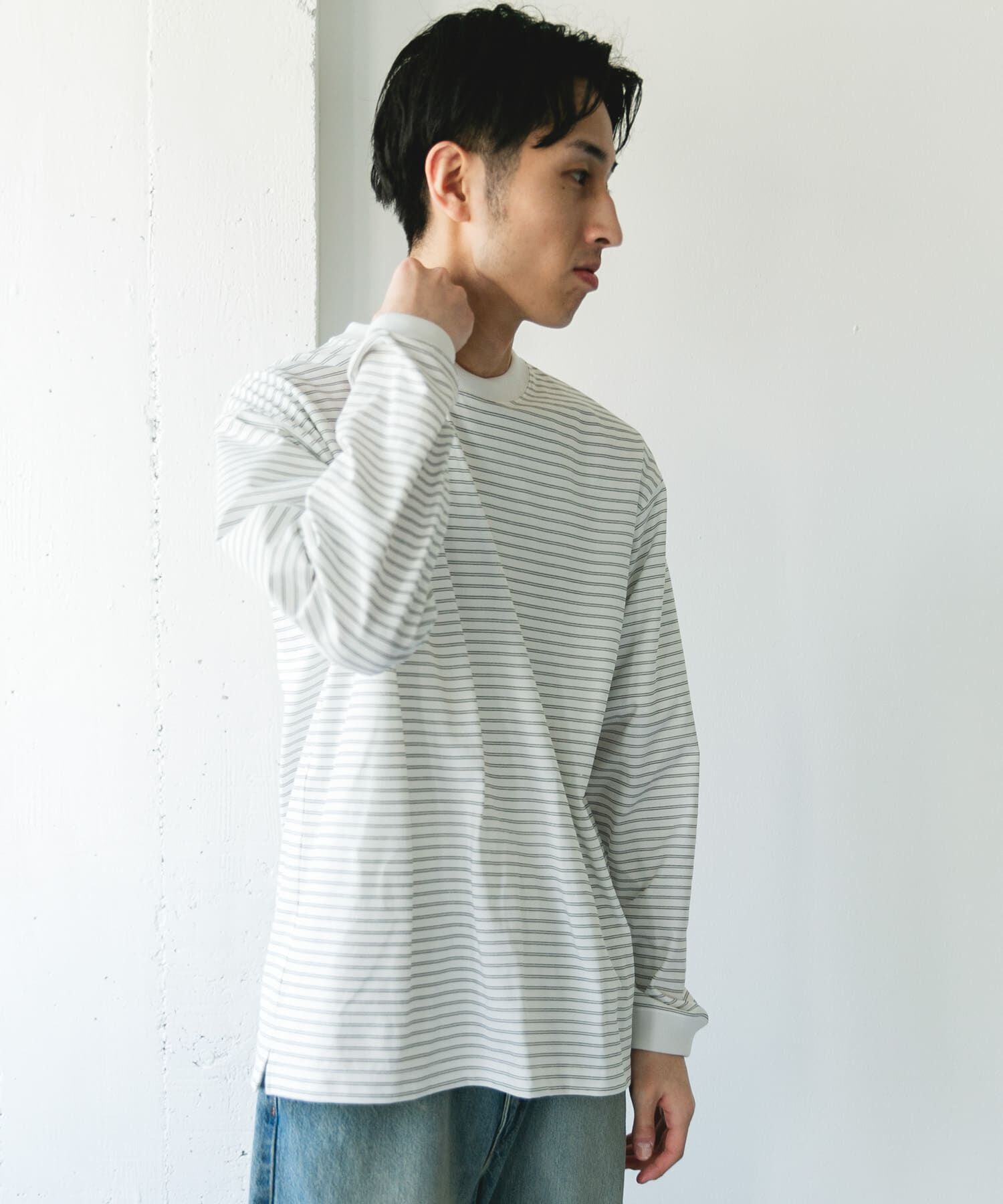 URBAN RESEARCH DOORS「『吸水速乾/接触冷感/ｲｰｼﾞｰｹｱ』ｸｲｯｸﾄﾞﾗｲ ﾛﾝｸﾞｽﾘｰ 」|Tシャツ・カットソー|