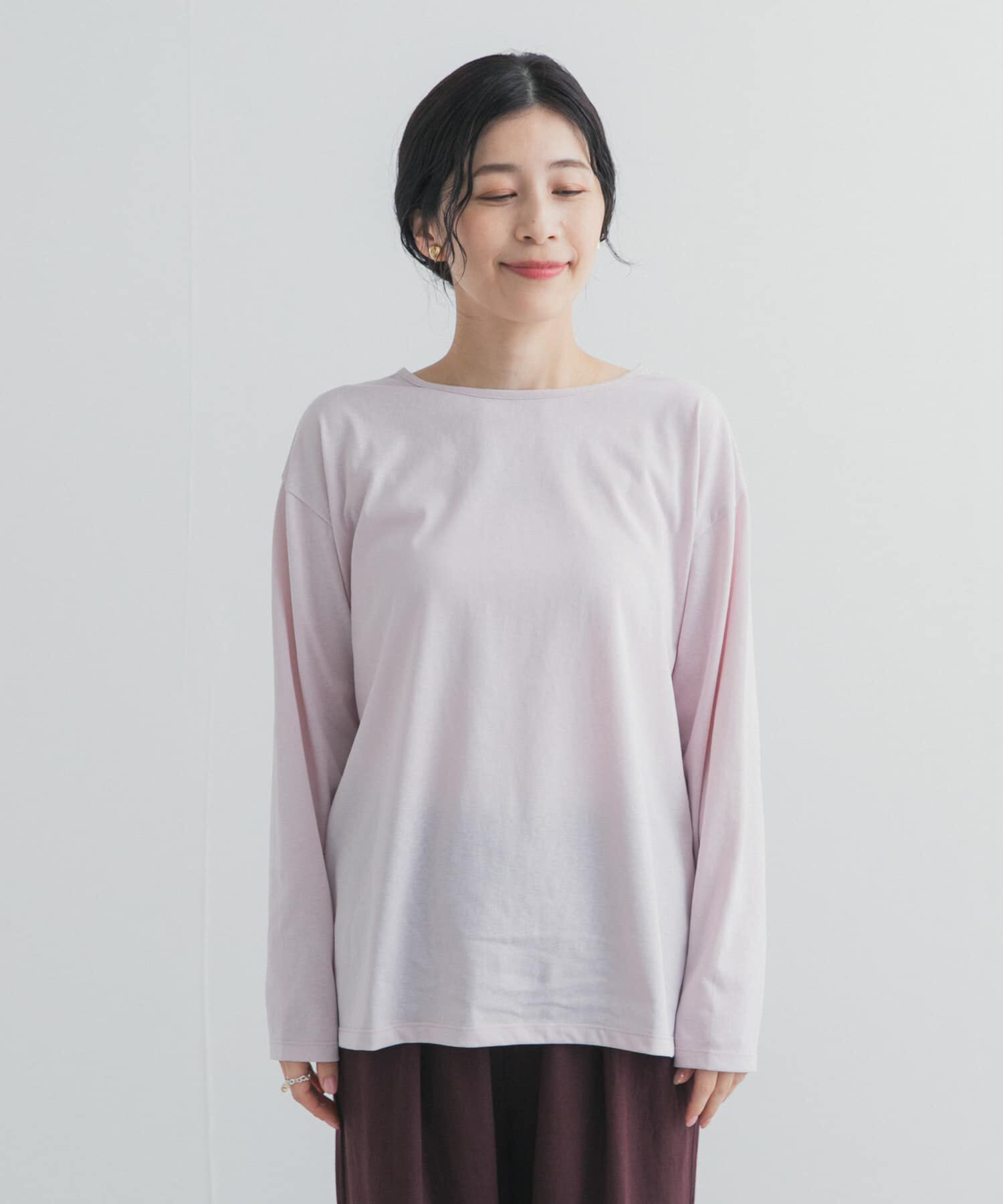 URBAN RESEARCH DOORS「バック刺繍ロングスリーブTシャツ」|Tシャツ・カットソー|