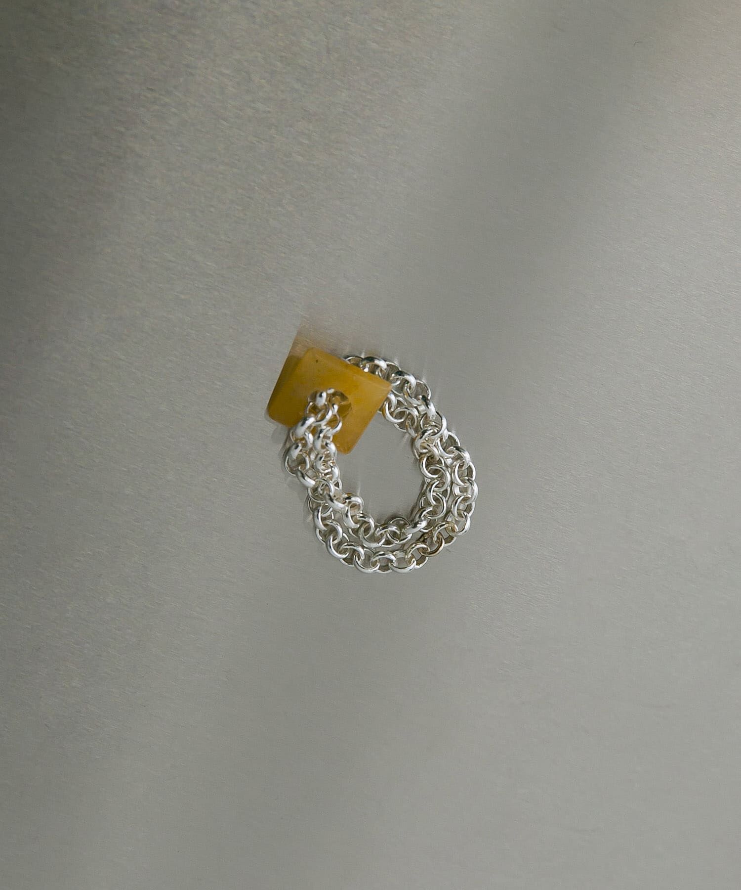 SMELLY「SMELLY so&rsquo;　redaventurine chain ring」|リング|