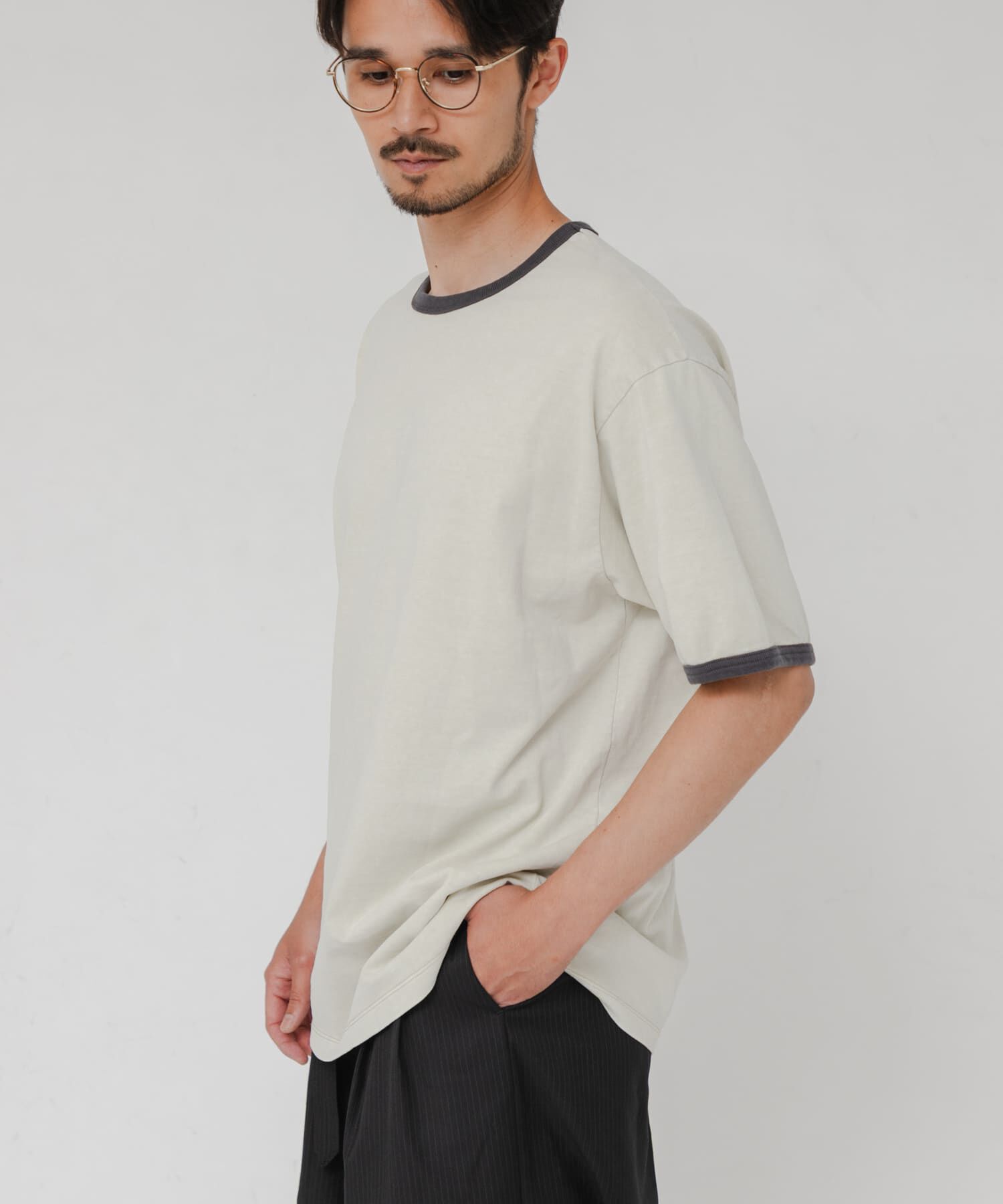 URBAN RESEARCH「ANOTHER OFFICE　Homeboy Garment Ringer t-shirts」|Tシャツ・カットソー|