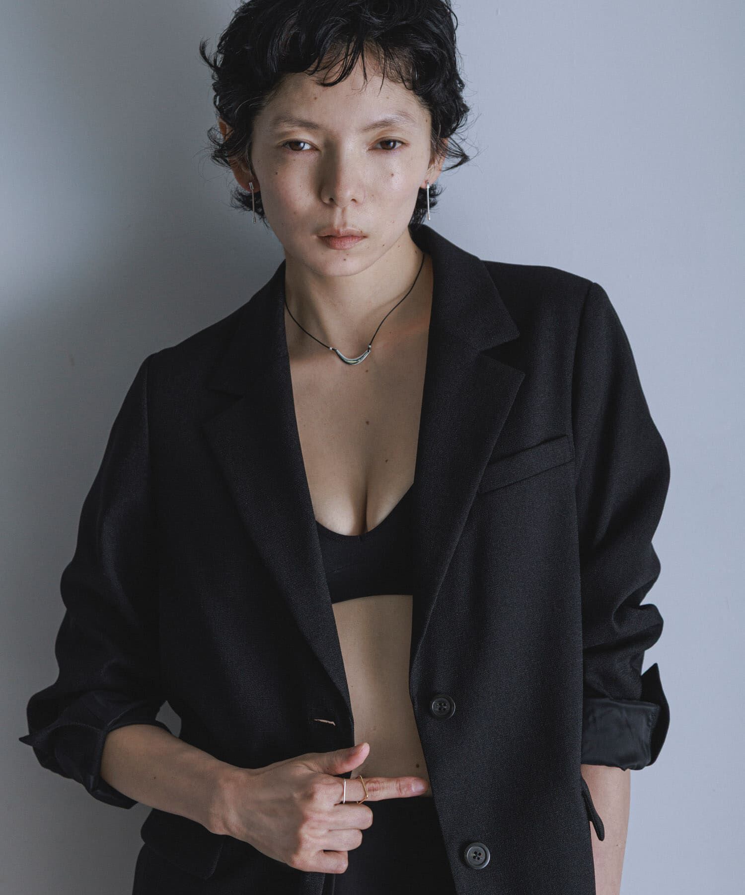 SMELLY「SMELLY so&rsquo;　curved cord necklace」|ネックレス|