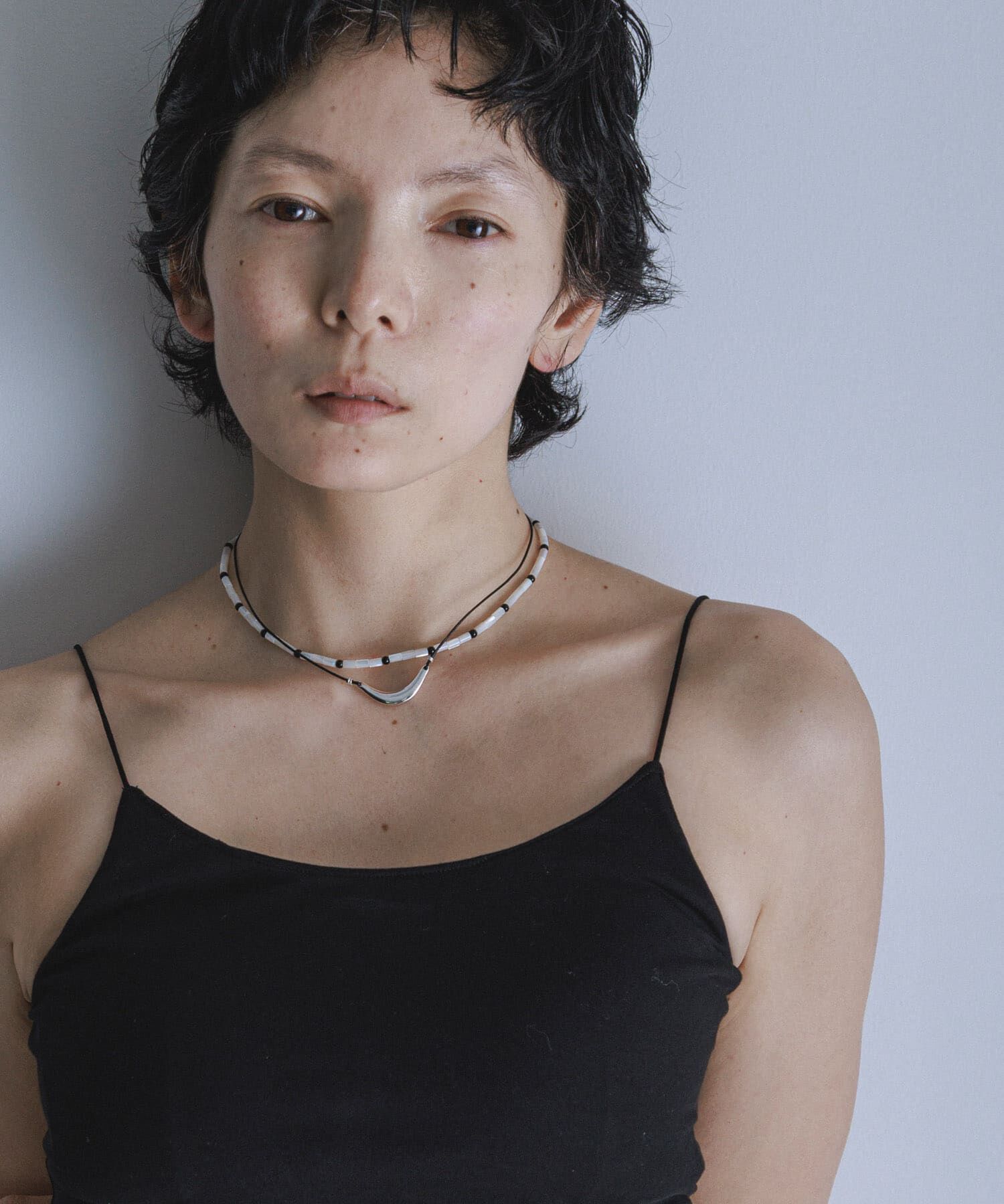 SMELLY「SMELLY so&rsquo;　curved cord necklace」|ネックレス|