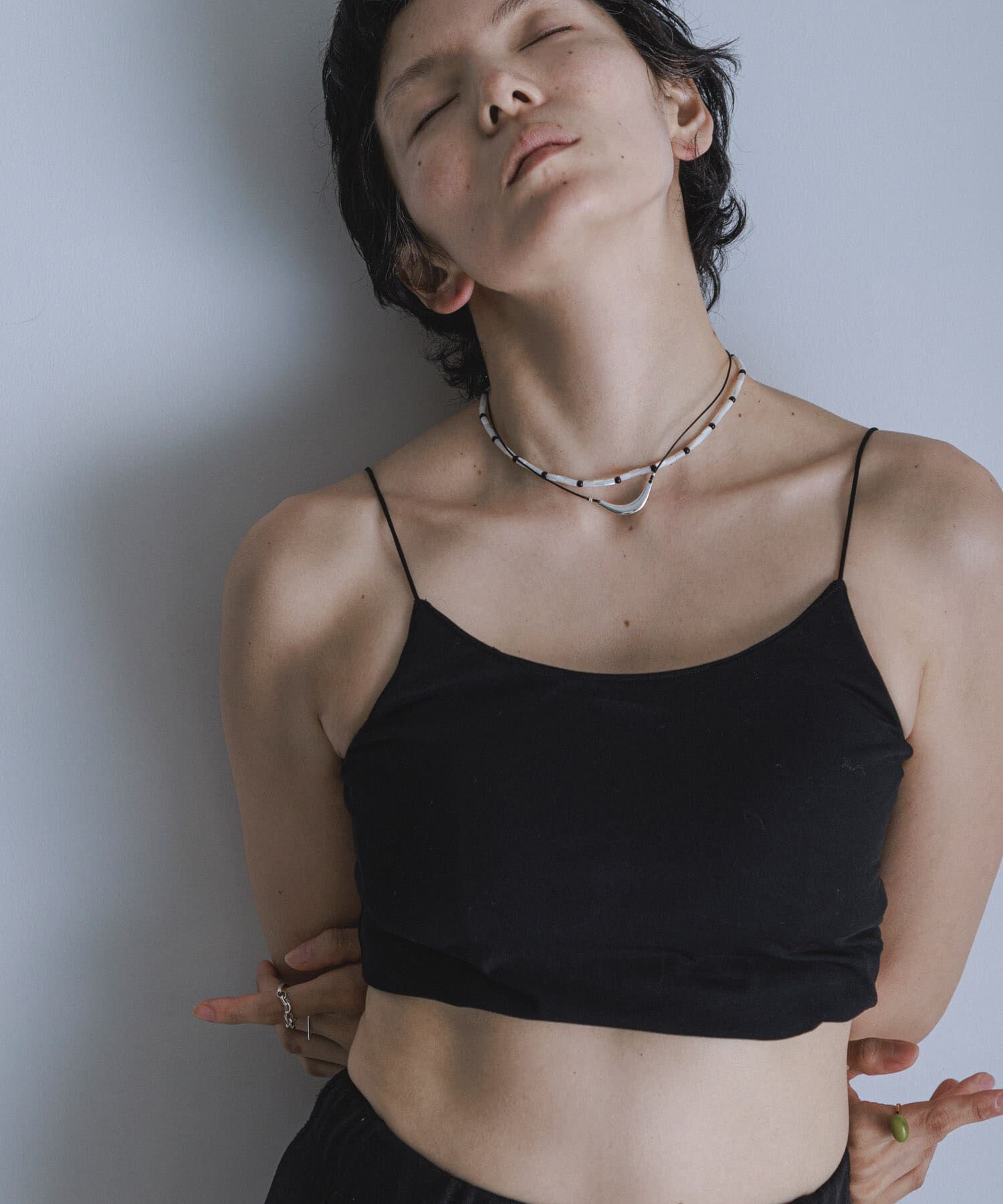 SMELLY「SMELLY so&rsquo;　curved cord necklace」|ネックレス|