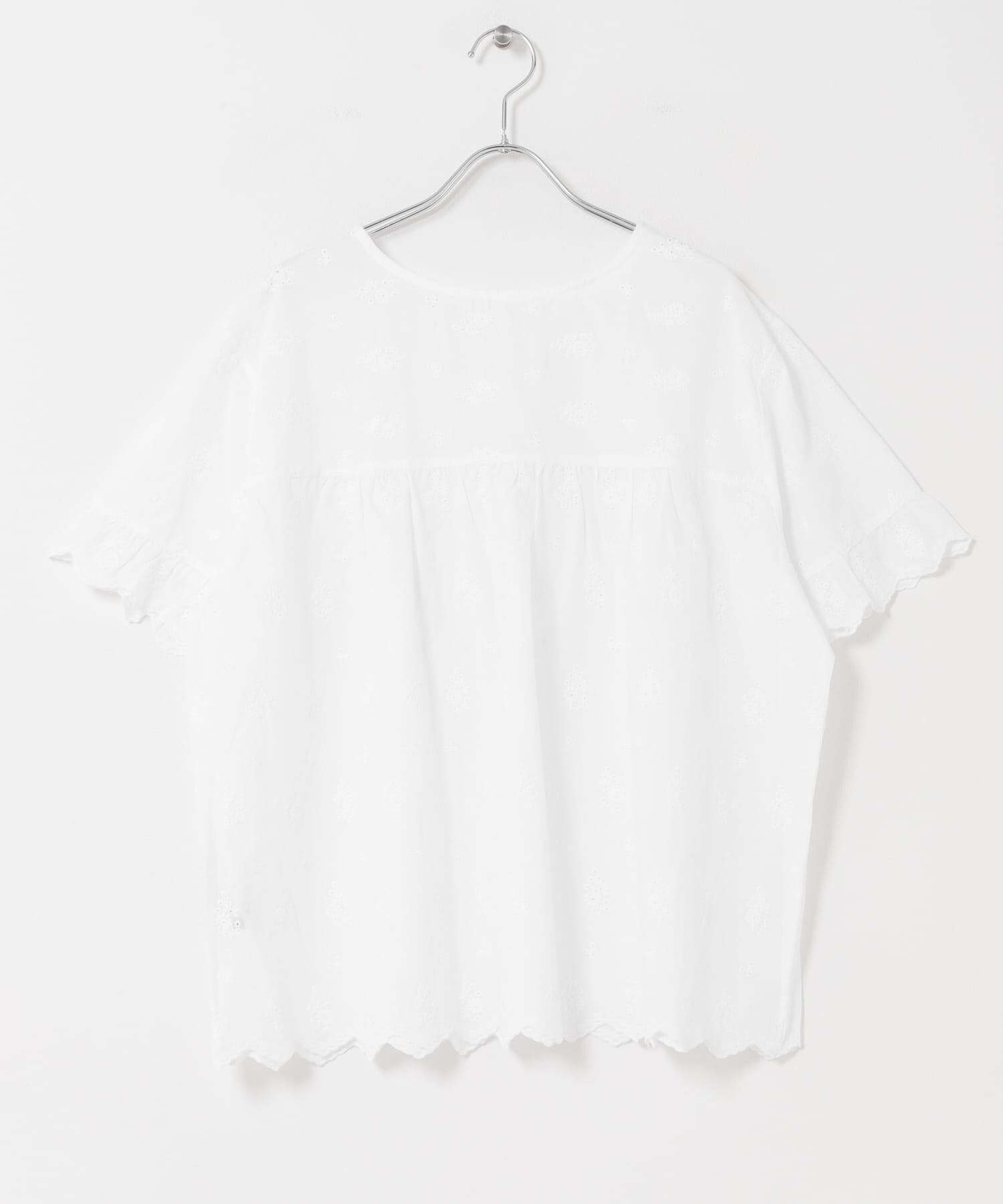 URBAN RESEARCH DOORS「アイレットレース2wayブラウス」|シャツ・ブラウス|