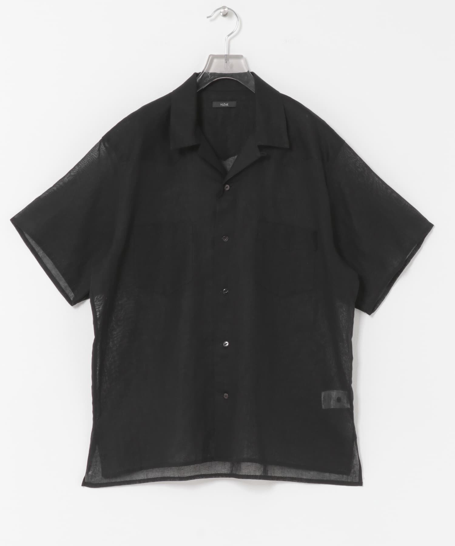 URBAN RESEARCH「YLEVE　C/R VOILE HAND STITCH SHIRTS」|シャツ・ブラウス|ブラック