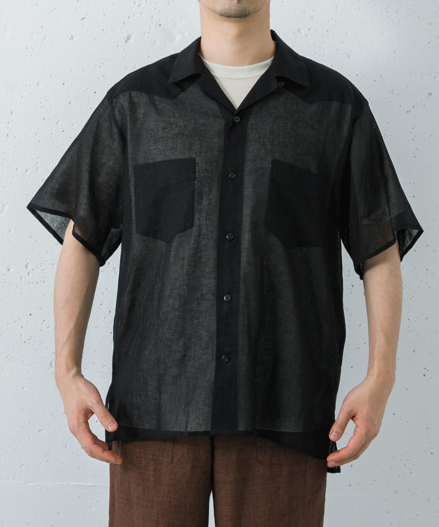 URBAN RESEARCH「YLEVE　C/R VOILE HAND STITCH SHIRTS」|シャツ・ブラウス|