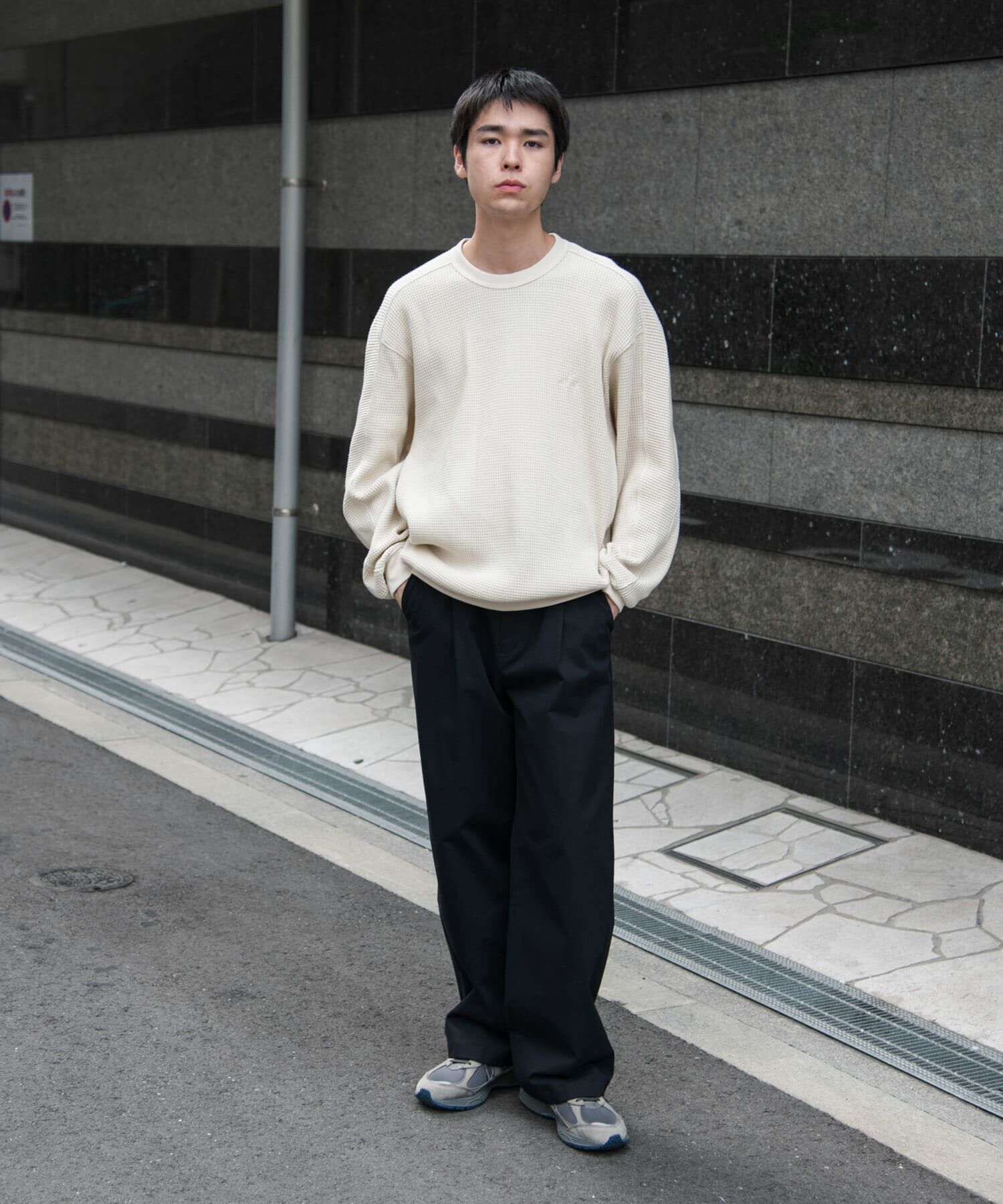 URBAN RESEARCH DOORS「『別注』Snow Peak Apparel&times;DOORS　HEAVYWEIGHT WAFFLE PULLOVER」|Tシャツ・カットソー|