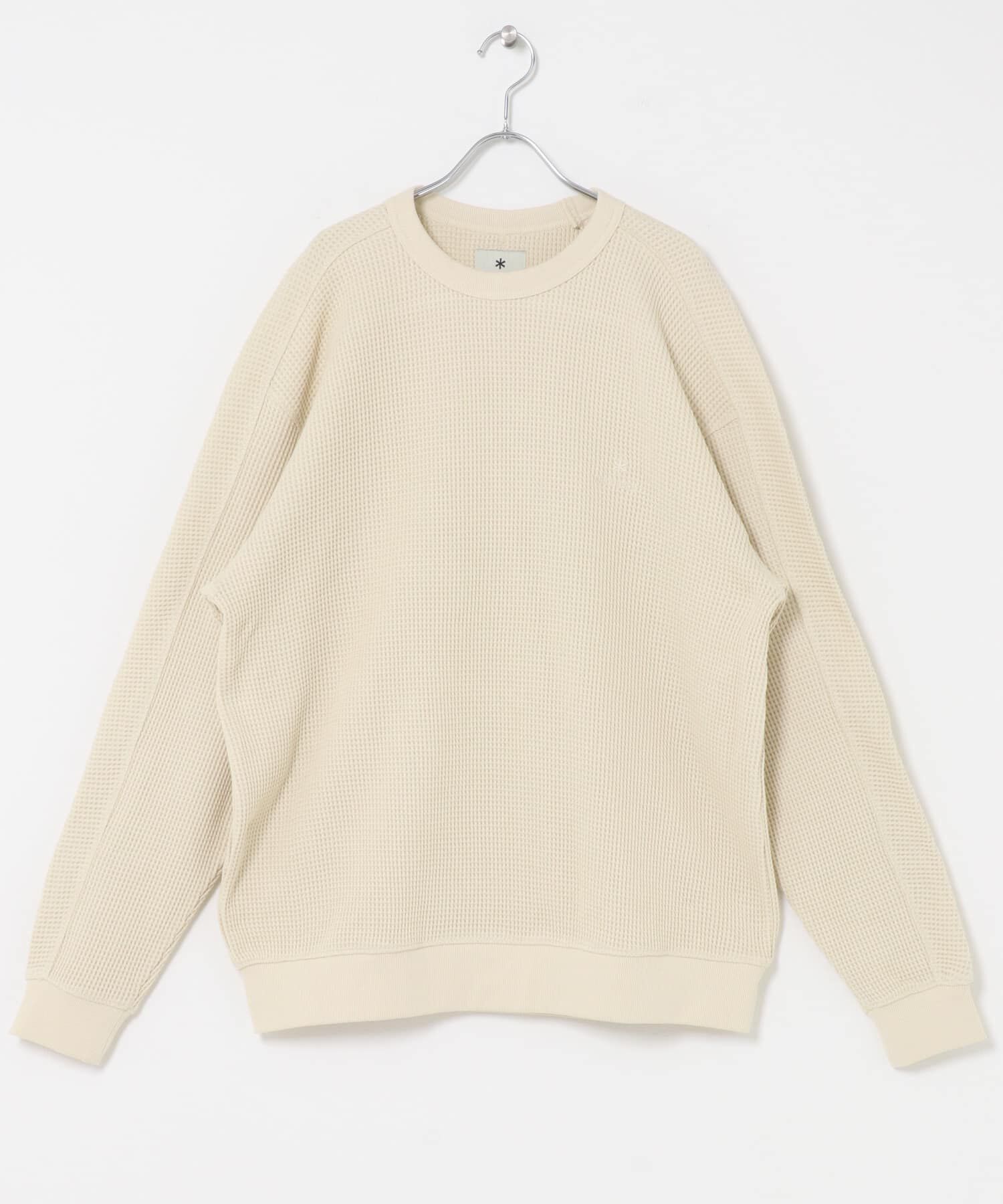 URBAN RESEARCH DOORS「『別注』Snow Peak Apparel&times;DOORS　HEAVYWEIGHT WAFFLE PULLOVER」|Tシャツ・カットソー|