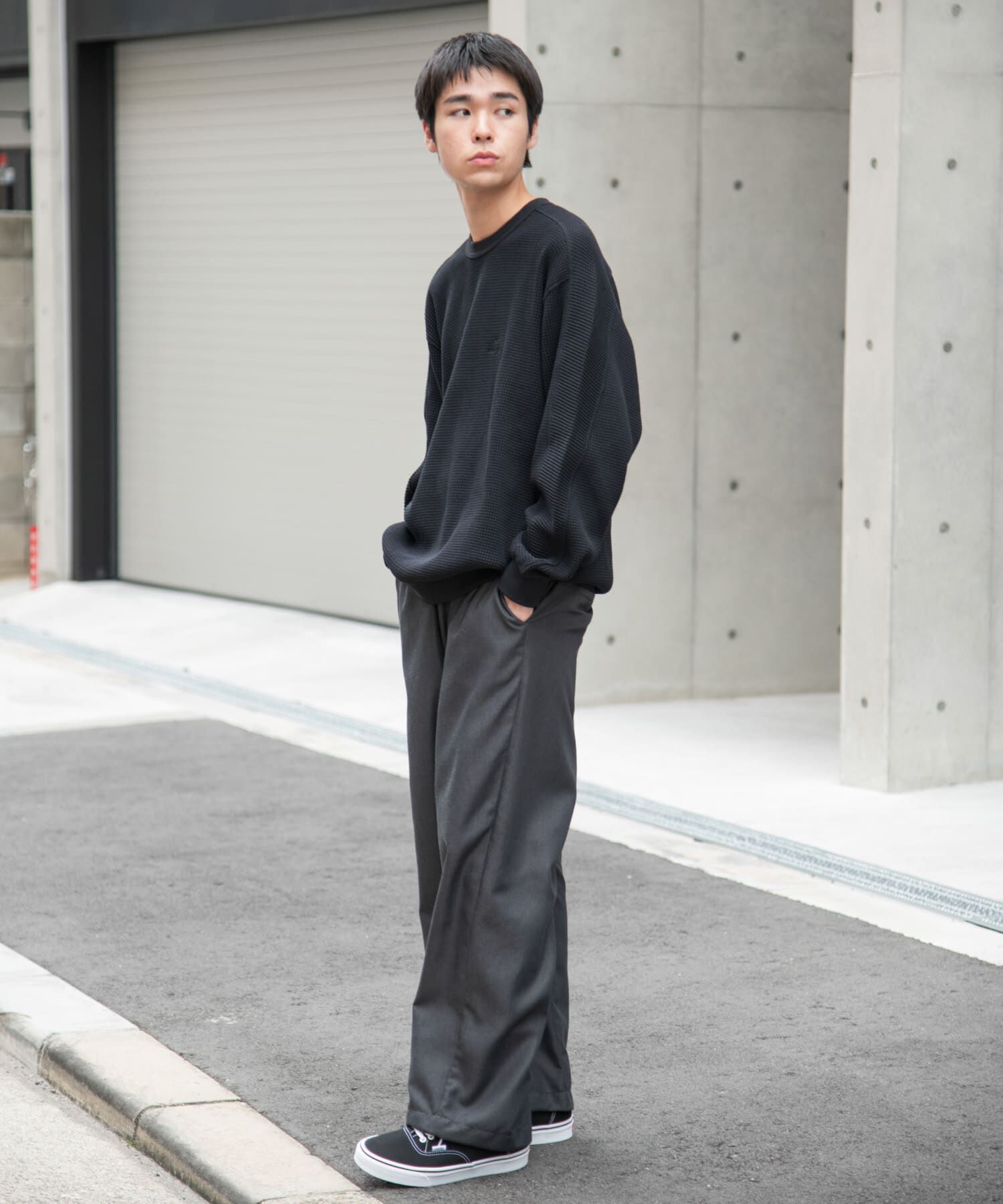 URBAN RESEARCH DOORS「『別注』Snow Peak Apparel&times;DOORS　HEAVYWEIGHT WAFFLE PULLOVER」|Tシャツ・カットソー|
