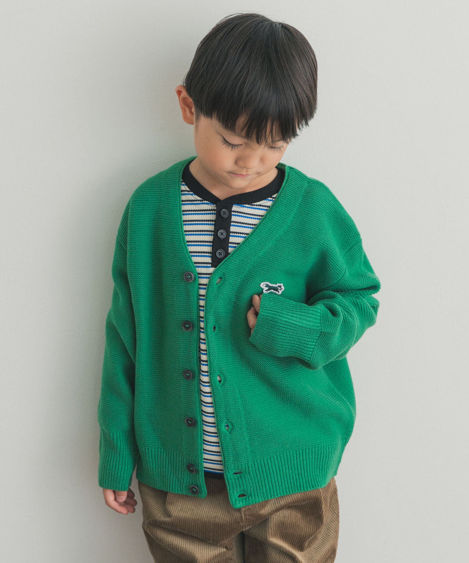 URBAN RESEARCH DOORS「『WEB/一部店舗限定ｶﾗｰ』『別注』PENNEYS&times;DOORS THE FOX Vﾈｯｸｶｰﾃﾞｨｶ」|ニット・セーター|