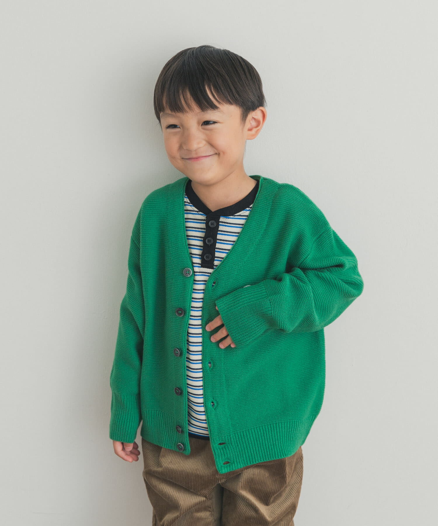 URBAN RESEARCH DOORS「『WEB/一部店舗限定ｶﾗｰ』『別注』PENNEYS&times;DOORS THE FOX Vﾈｯｸｶｰﾃﾞｨｶ」|ニット・セーター|
