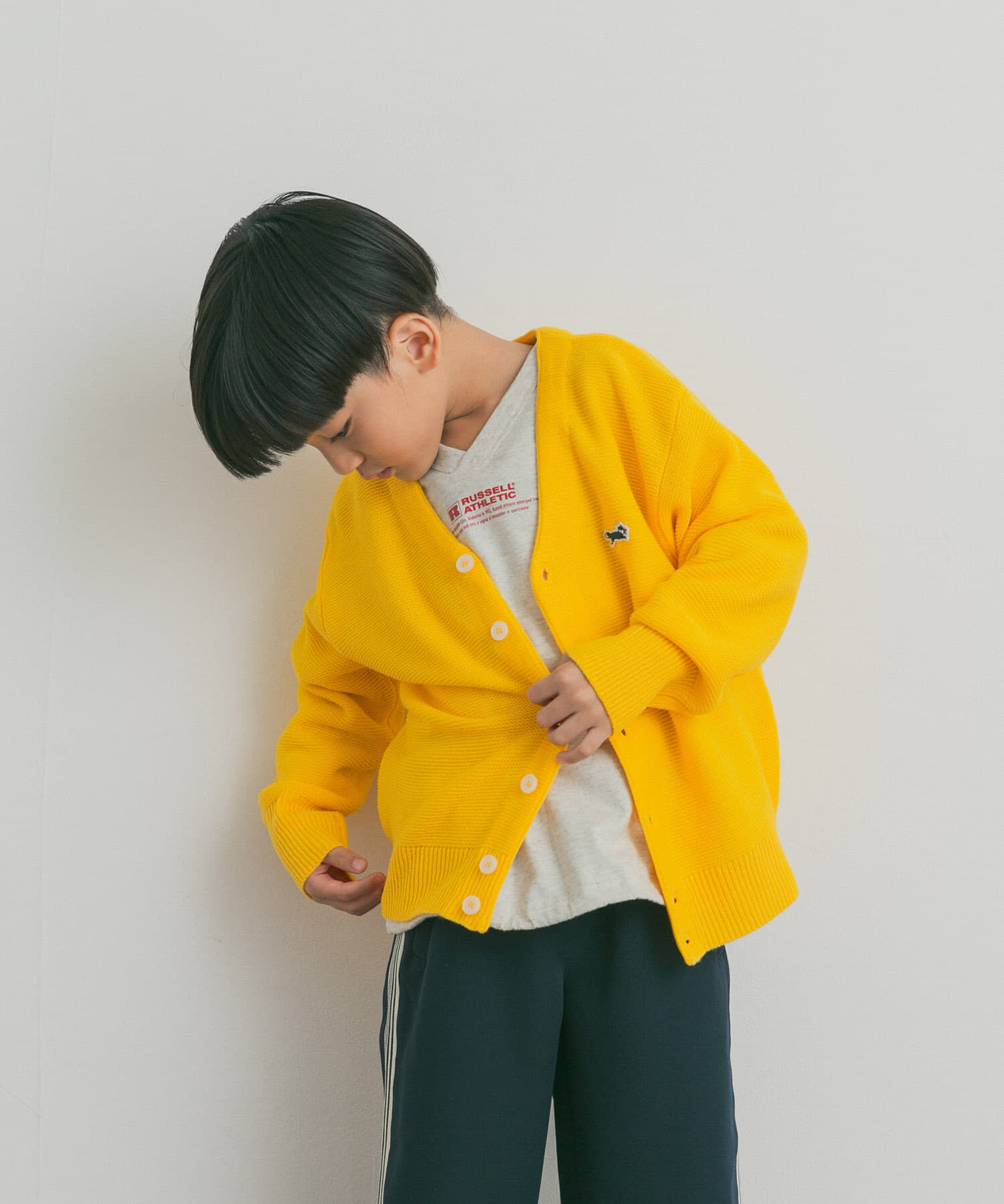 URBAN RESEARCH DOORS「『WEB/一部店舗限定ｶﾗｰ』『別注』PENNEYS&times;DOORS THE FOX Vﾈｯｸｶｰﾃﾞｨｶ」|ニット・セーター|