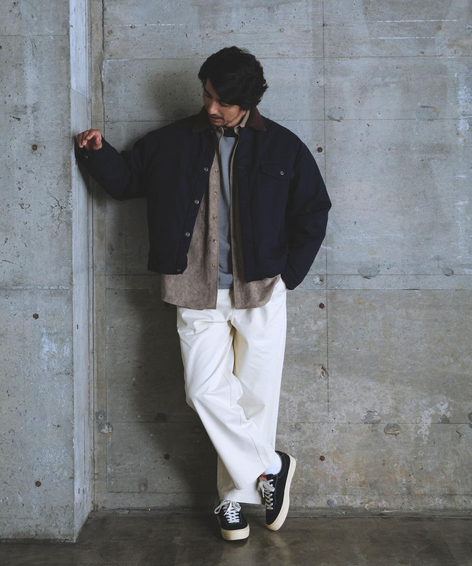 Sonny Label 「ボア切替ダックショートジャケット」|ブルゾン・スタジャン|