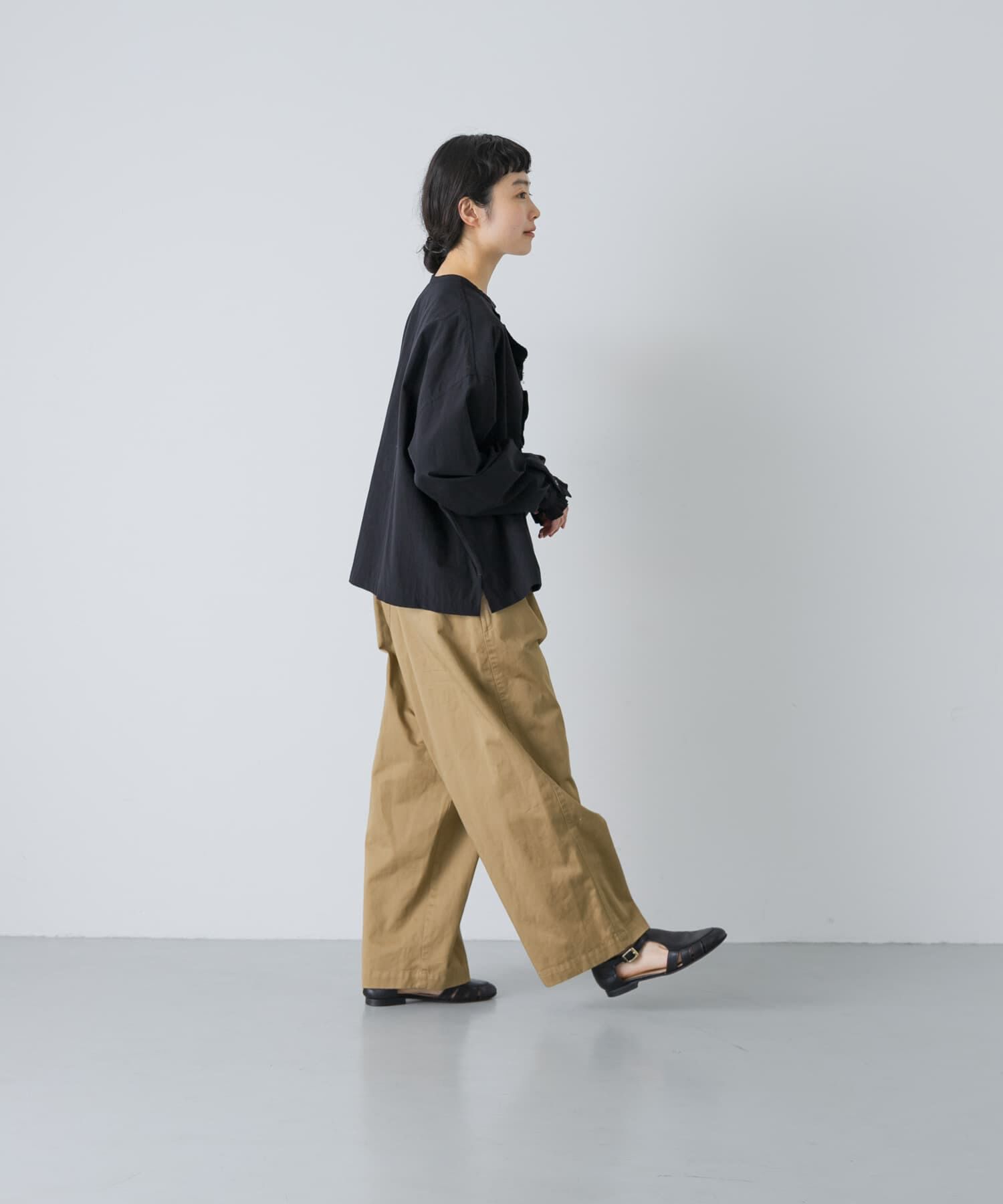 かぐれ「『2サイズ展開』コットンワイドチノパンツ」|その他|