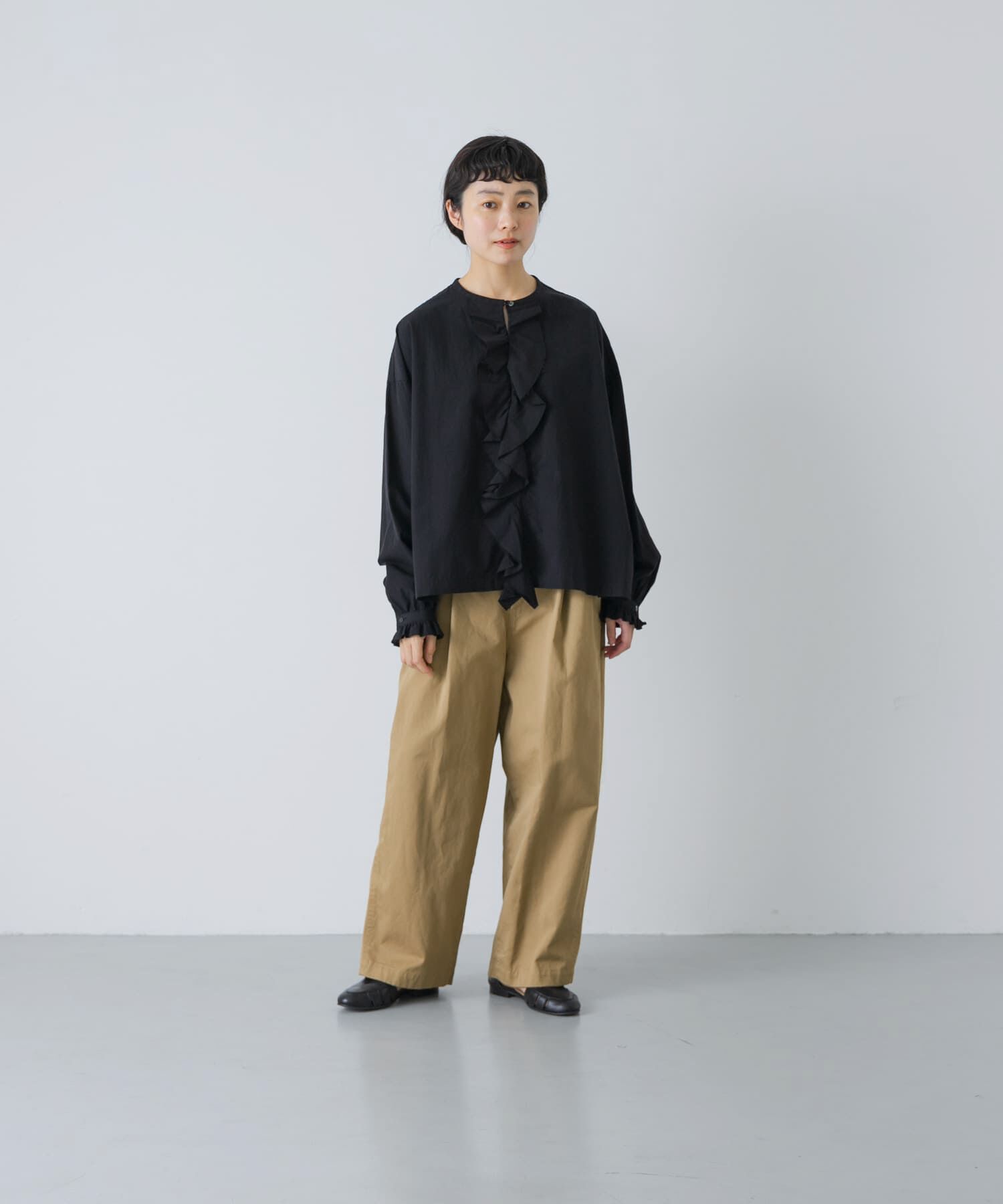 かぐれ「『2サイズ展開』コットンワイドチノパンツ」|その他|