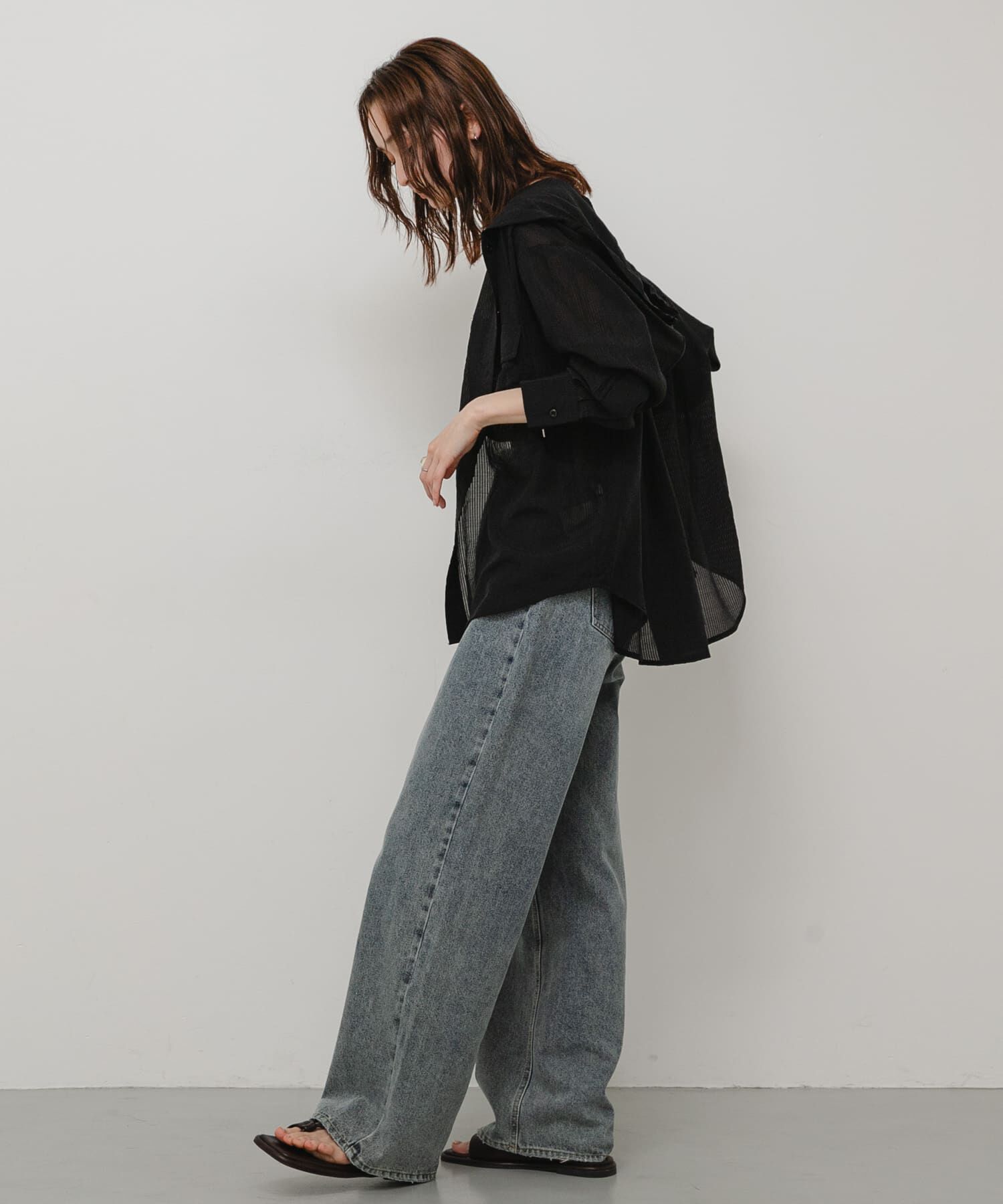 SENSE OF PLACE by URBAN RESEARCH「シアーフーディシャツ」|シャツ・ブラウス|