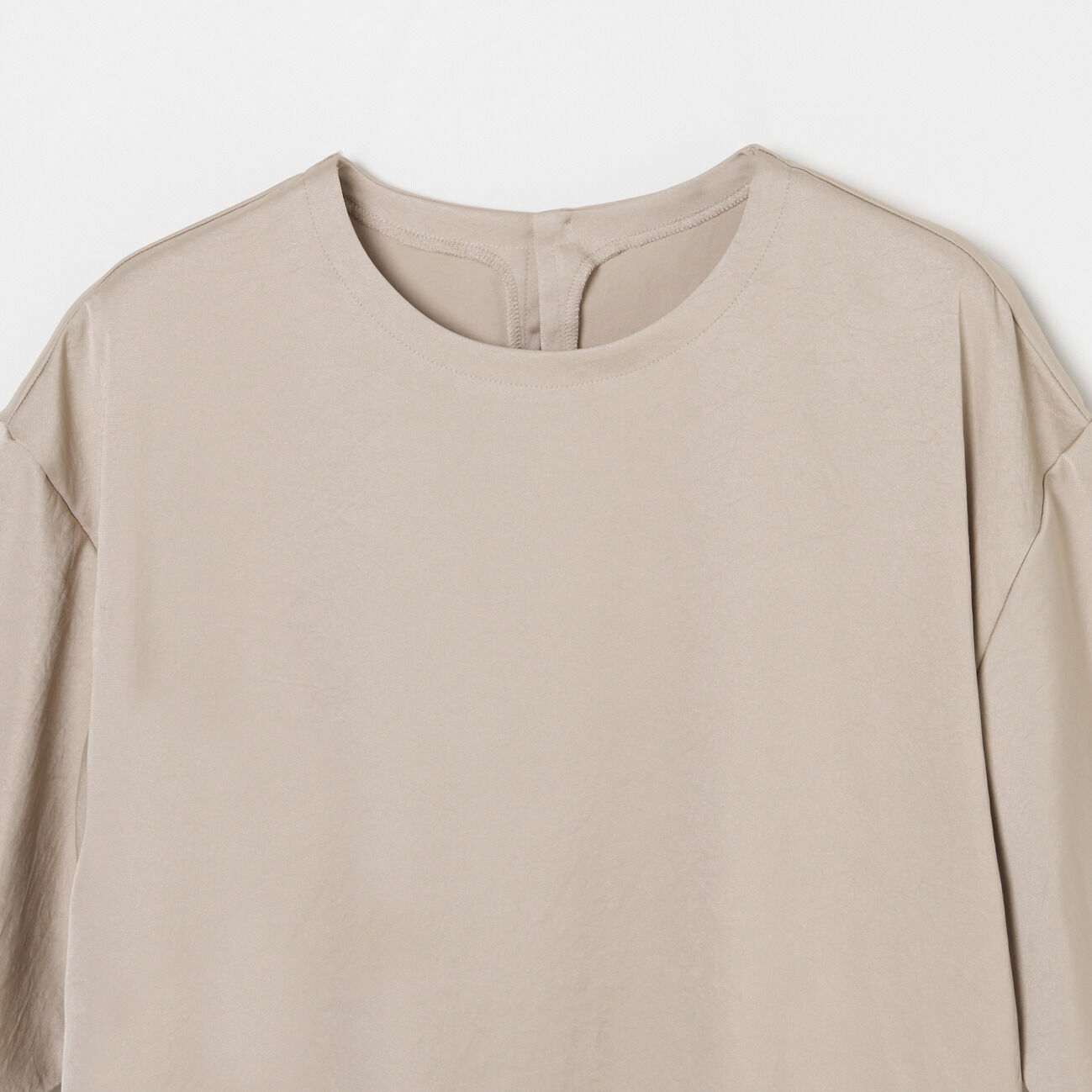 HELIOPOLE「HELIOPOLE SILKY TWILL TEE BLOUSE」|シャツ・ブラウス|