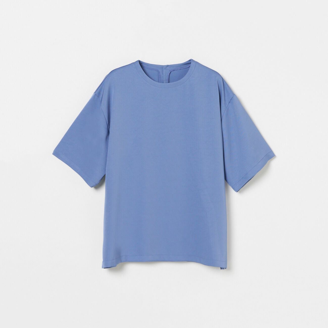 HELIOPOLE「HELIOPOLE SILKY TWILL TEE BLOUSE」|シャツ・ブラウス|ブルー系
