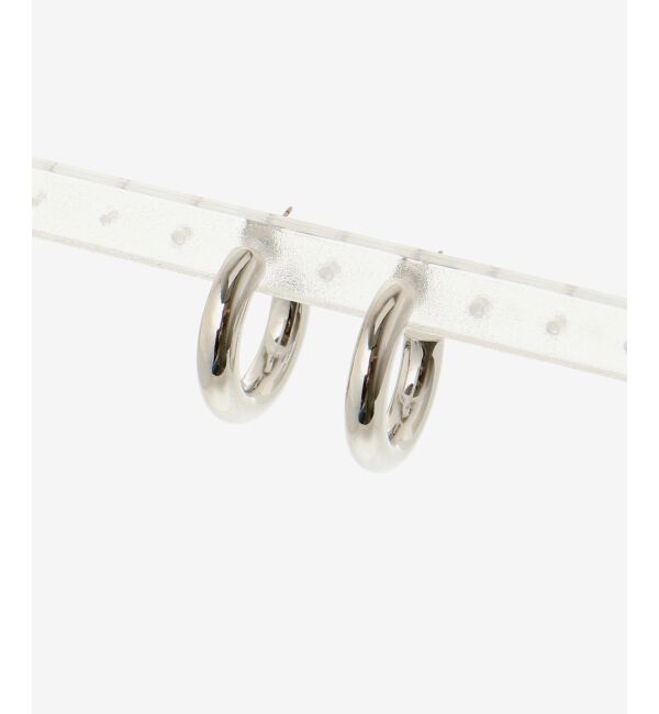 le.coeur blanc「メタルフープピアス」|ピアス|