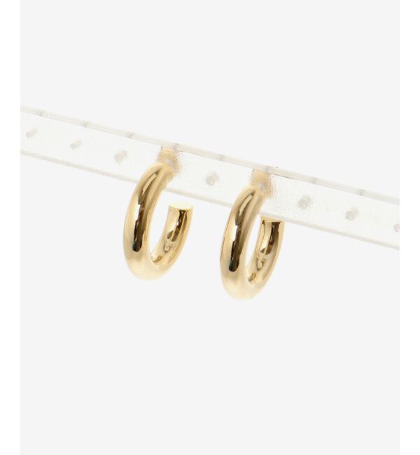 le.coeur blanc「メタルフープピアス」|ピアス|