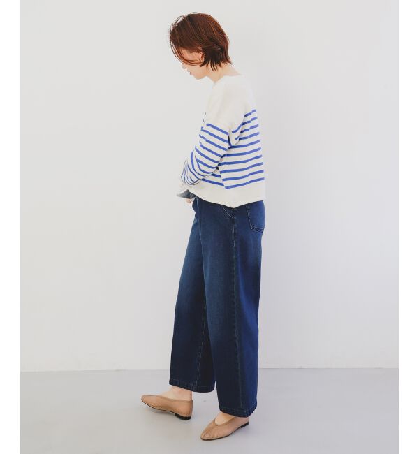 le.coeur blanc「《手洗い可能》TRICOTS JEANMARC ボーダーニット」|ニット・セーター|