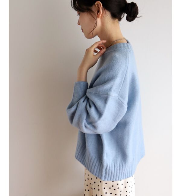  「《WEB限定》イージーケア/ウォッシャブルワイドクルーネックニット」|ニット・セーター|