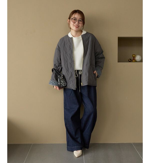  「《WEB限定》イージーケア/ウォッシャブルワイドクルーネックニット」|ニット・セーター|