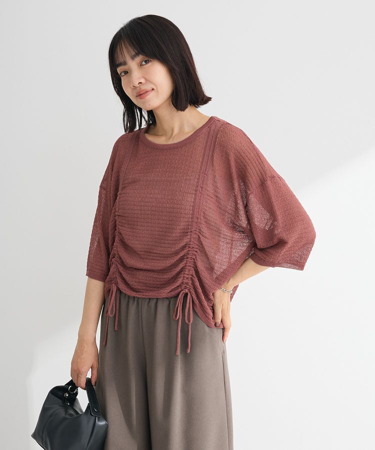 Green Parks「・ELENCARE DUE シャーリングシアーニット」|ニット・セーター|
