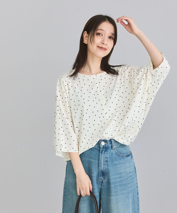 Green Parks「【超優秀ブラウス】ハーフZIPドルマンプルオーバー」|シャツ・ブラウス|
