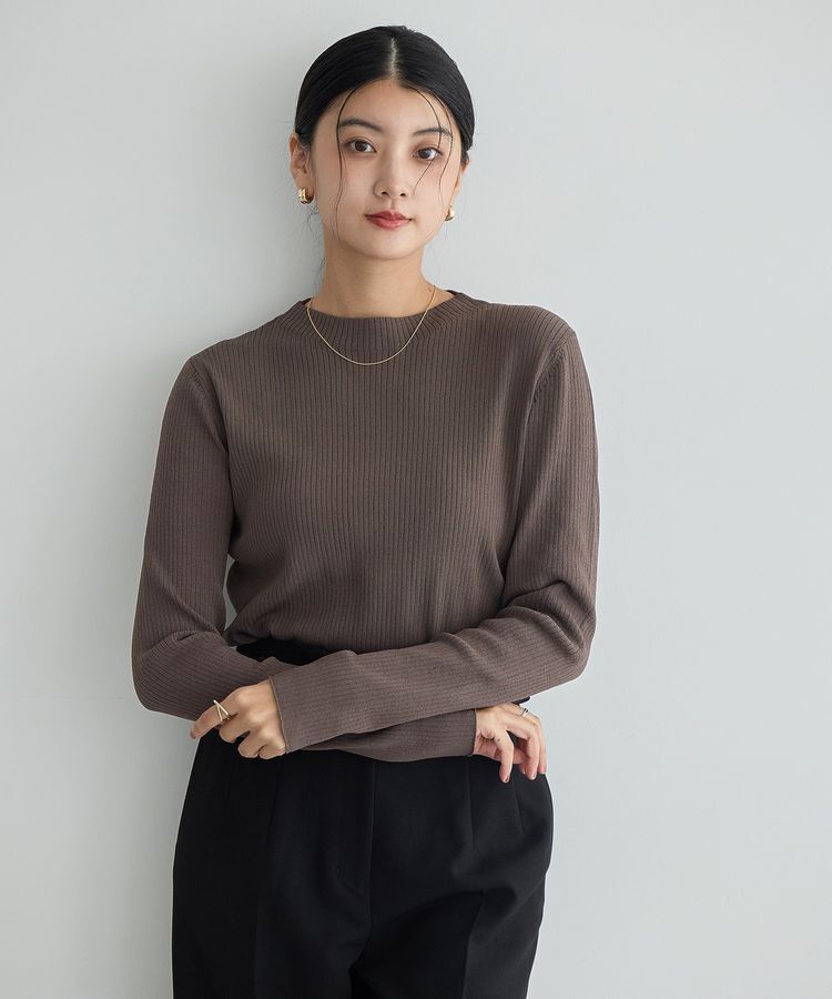 YECCA VECCA「【2点SET】ラッフルキャミセット長袖ニット」|ニット・セーター|