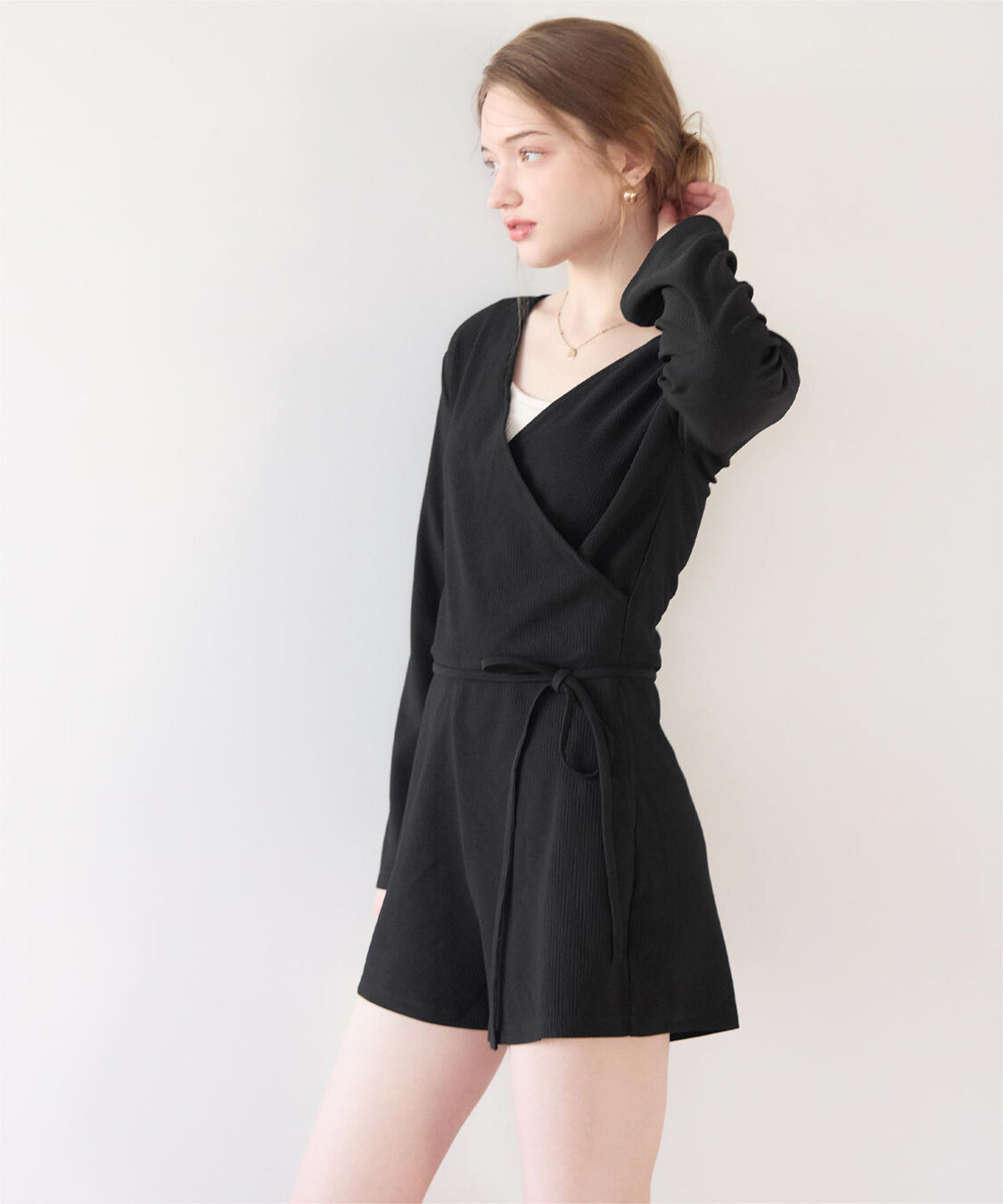 SEA DRESS「カシュクールオールインワン」|コンビネゾン|
