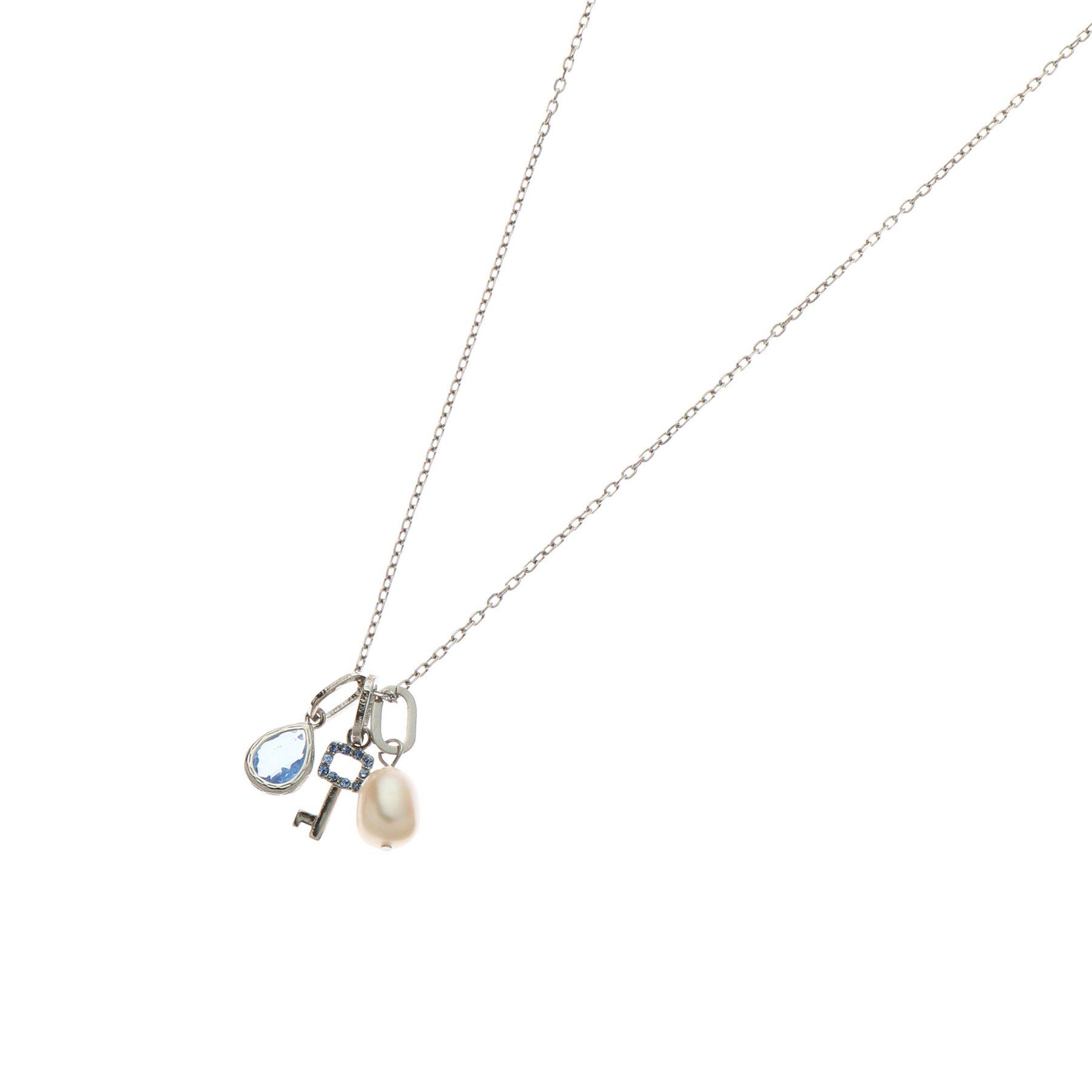 UNTITLED「【Lucky】チャームトップ」|ネックレス|サックスブルー(09