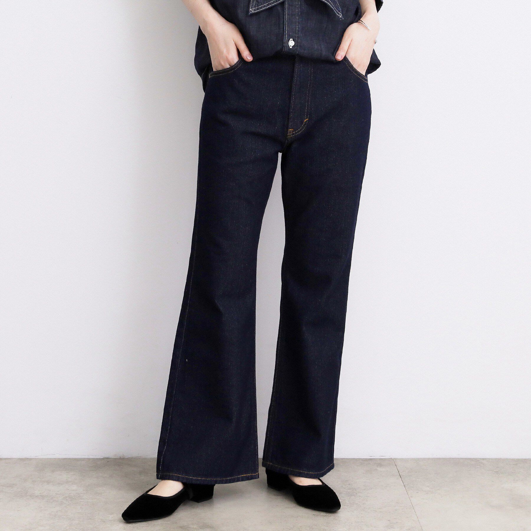 grove「【Lee&times;grove別注】LEAN FLARE DENIM」|デニム|