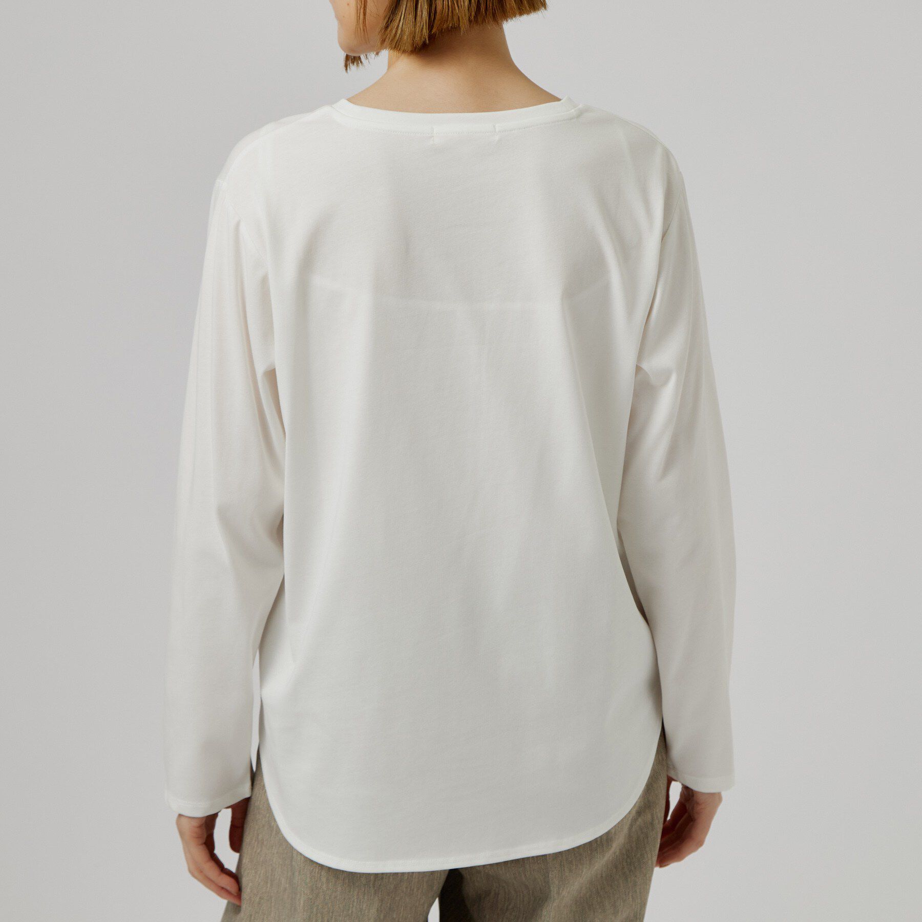 grove「【1枚着でも重ね着でも〇】大人カジュアル プリントアソートロンT」|Tシャツ・カットソー|
