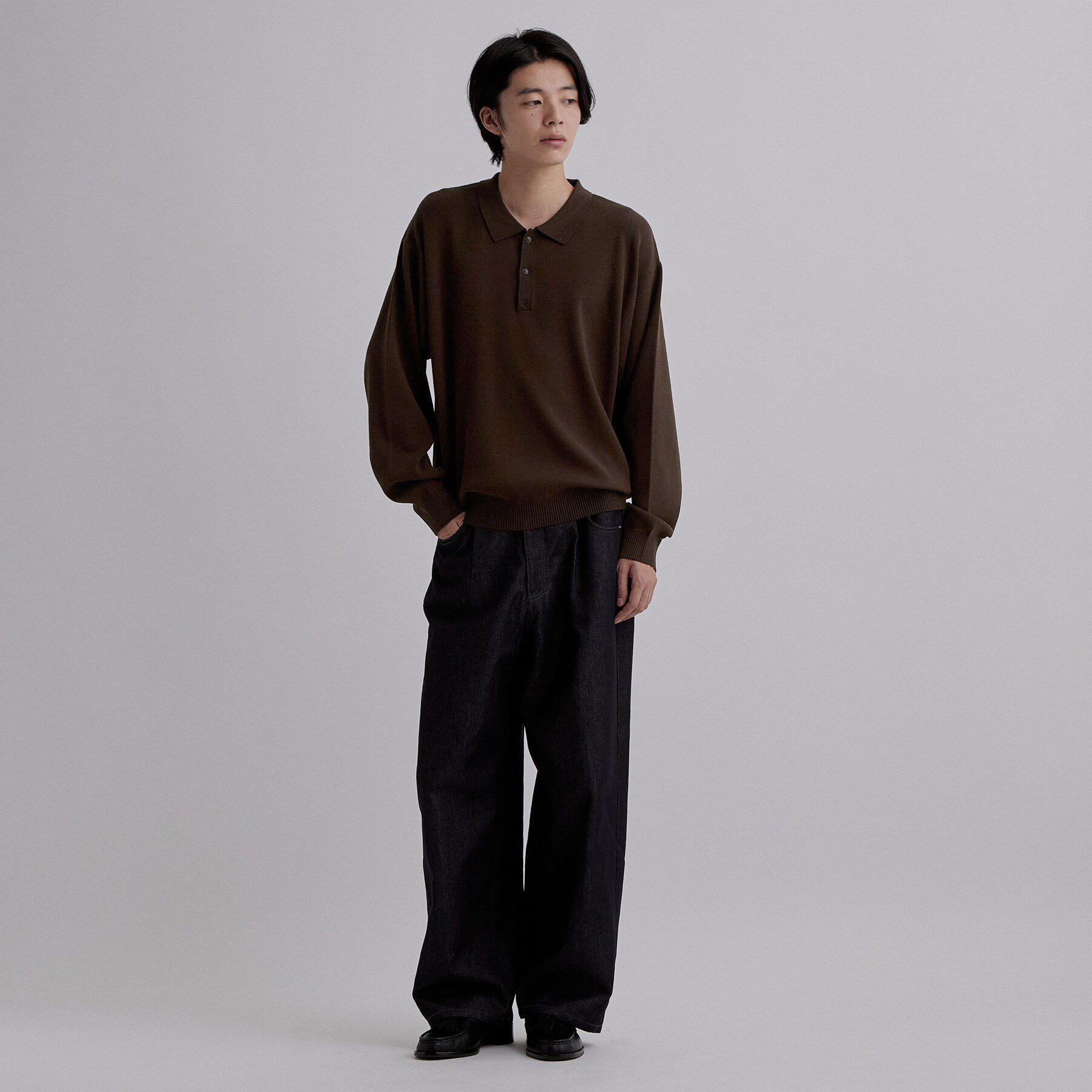 tk.TAKEO KIKUCHI「CARE FREE KNITポロシャツ」|ニット・セーター|