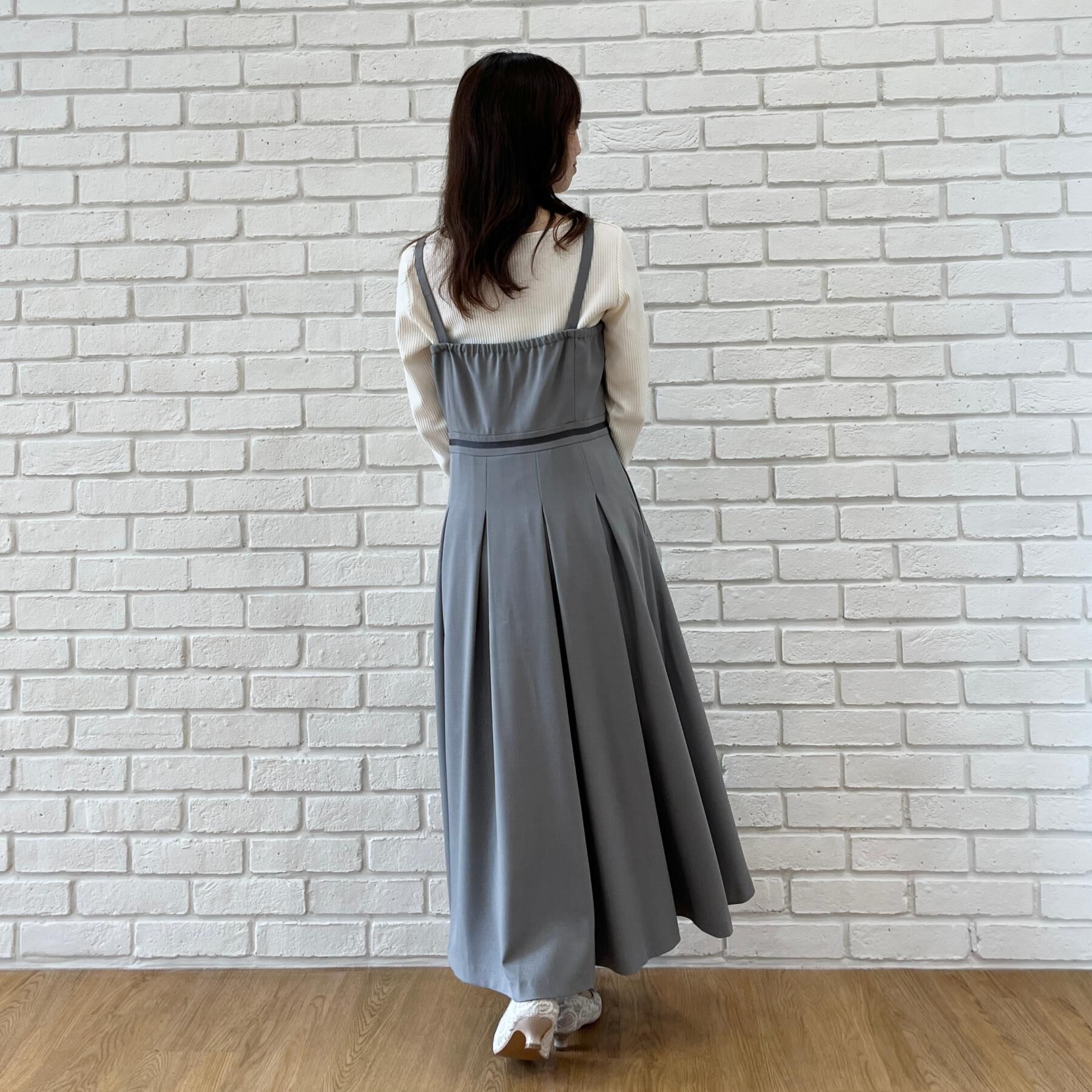 Couture broach「【デコルテ美しく】ハートネック テレコトップス」|Tシャツ・カットソー|