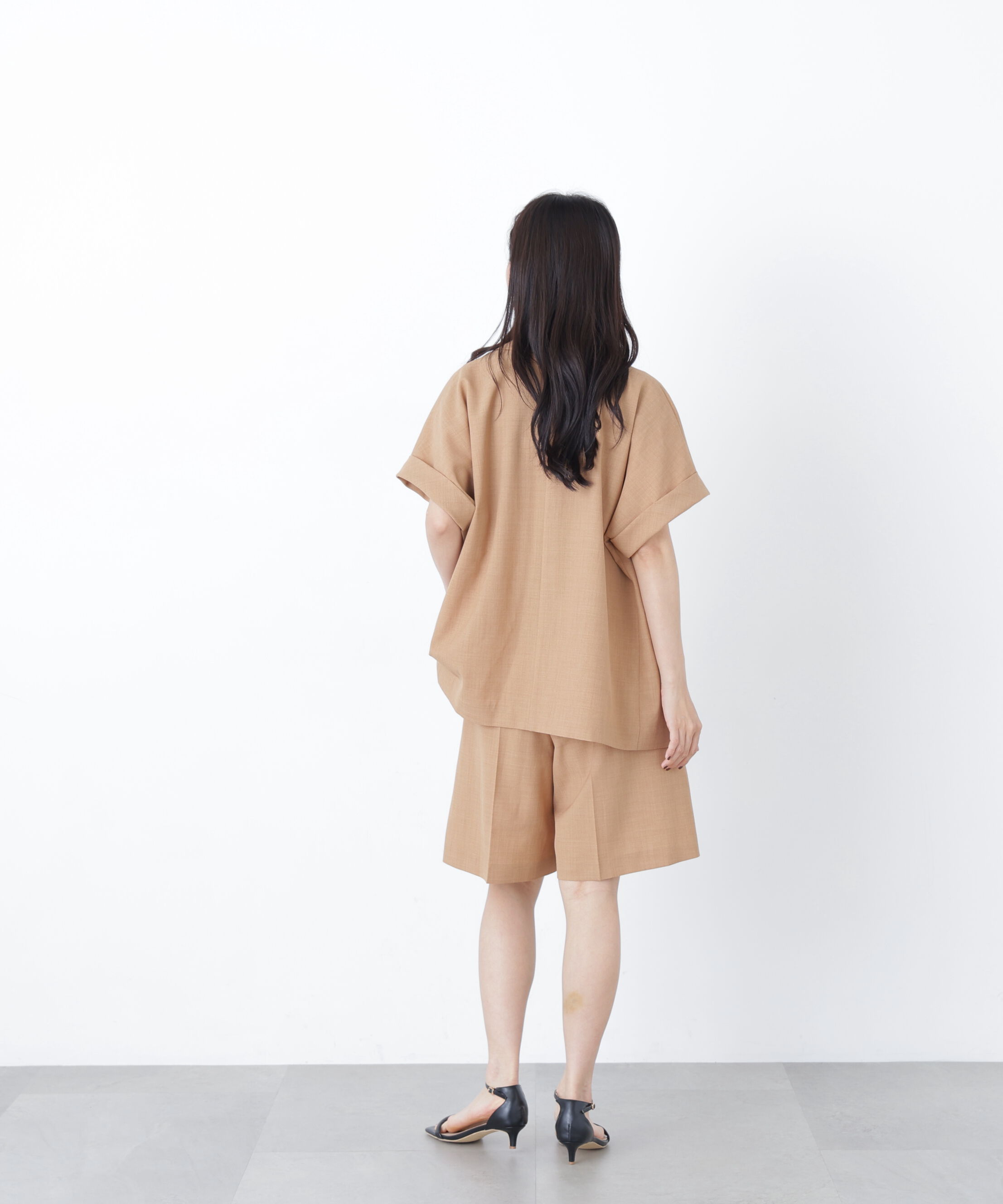  「リネンライク SETUP ハーフスリーブジャケット」|その他|