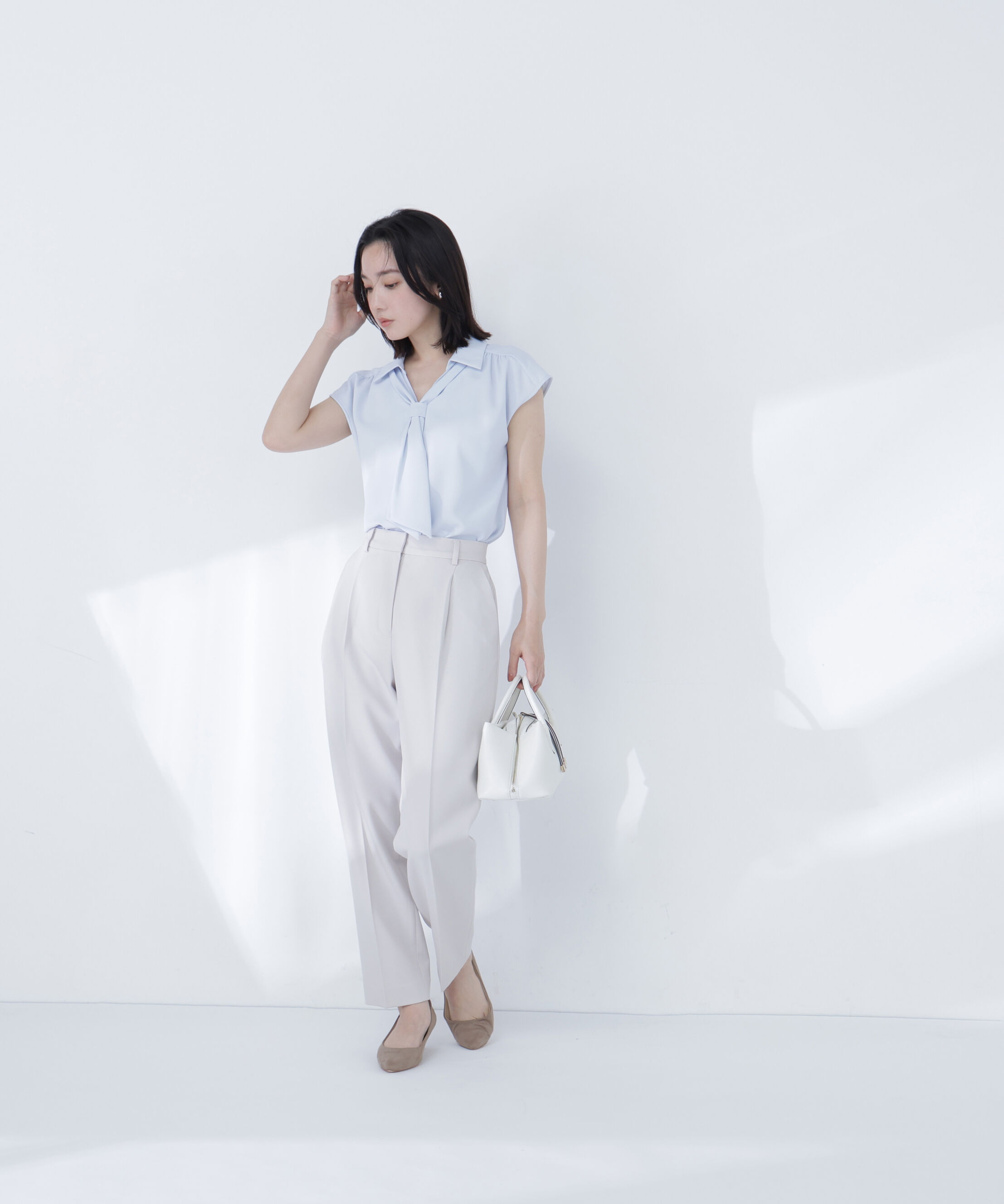  「撥水テーパードパンツ」|その他|