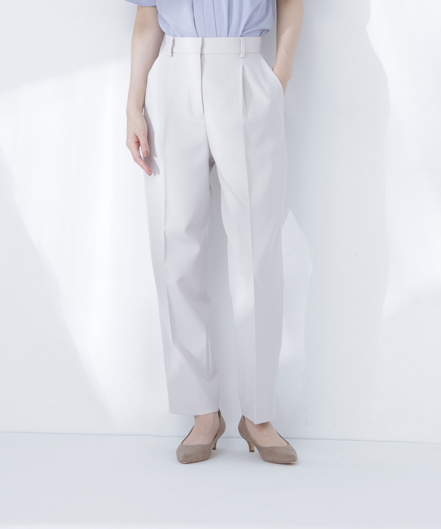  「撥水テーパードパンツ」|その他|