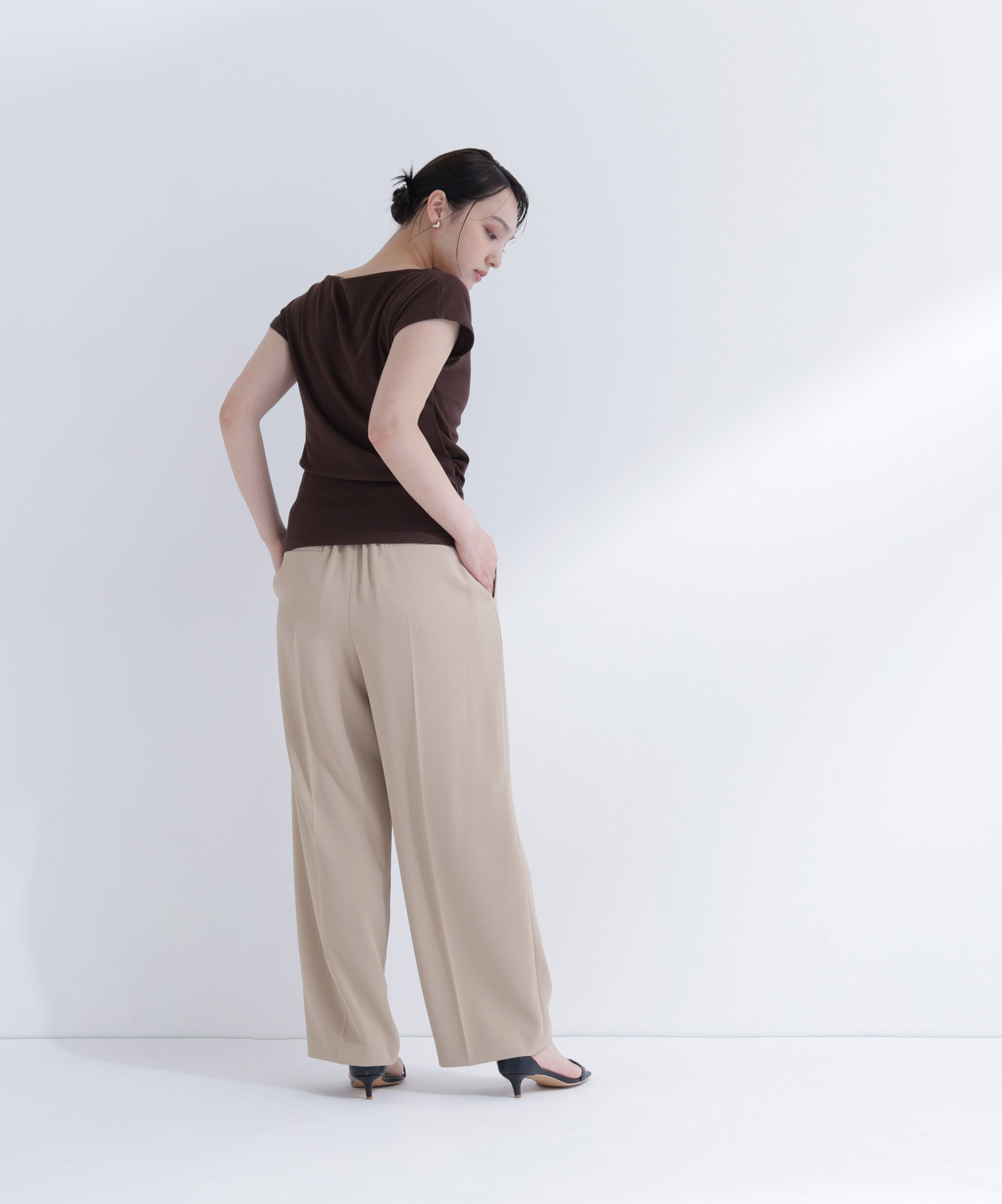  「ナローリボンイージーパンツ」|その他|