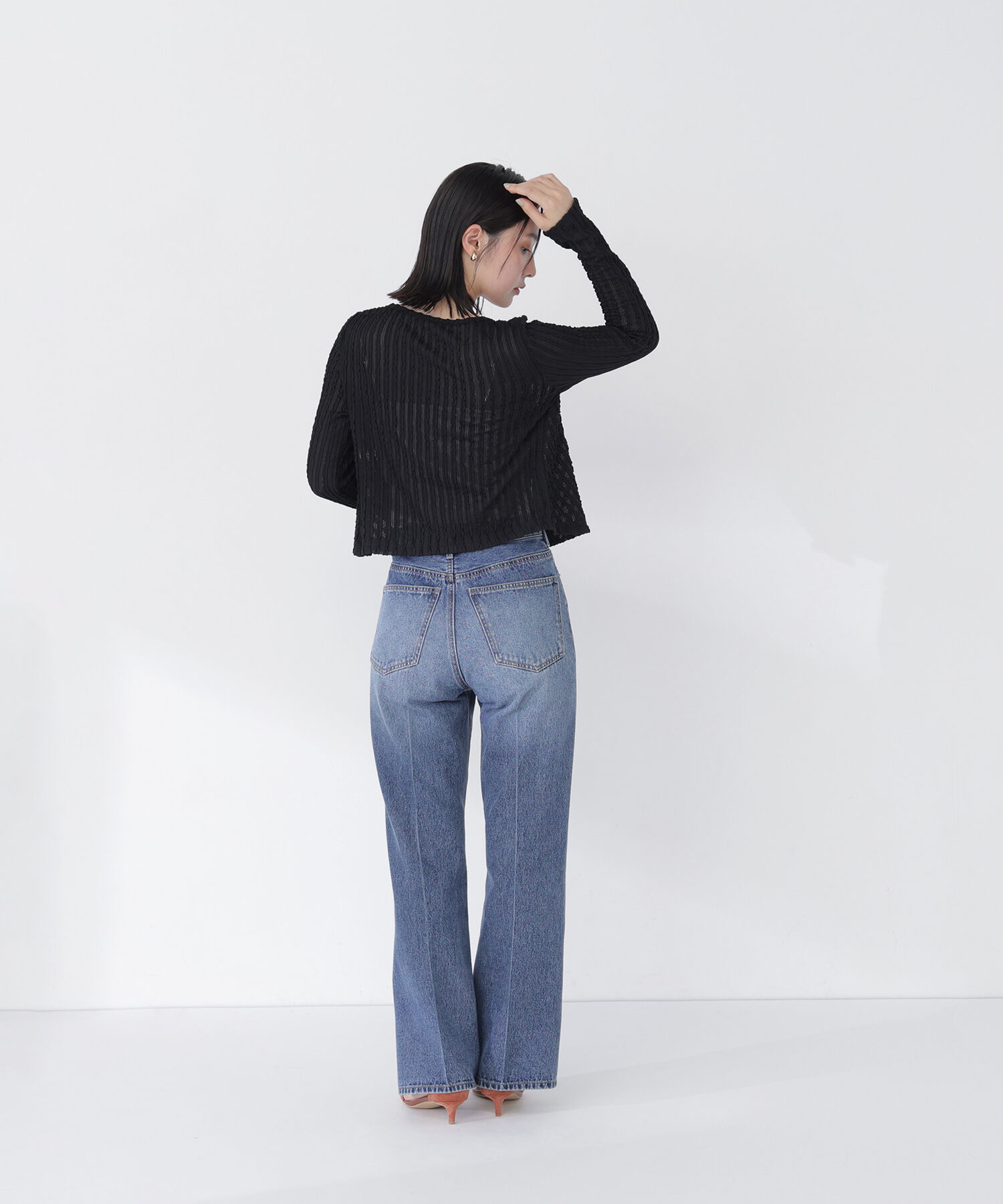  「セミフレアデニムパンツ」|その他|