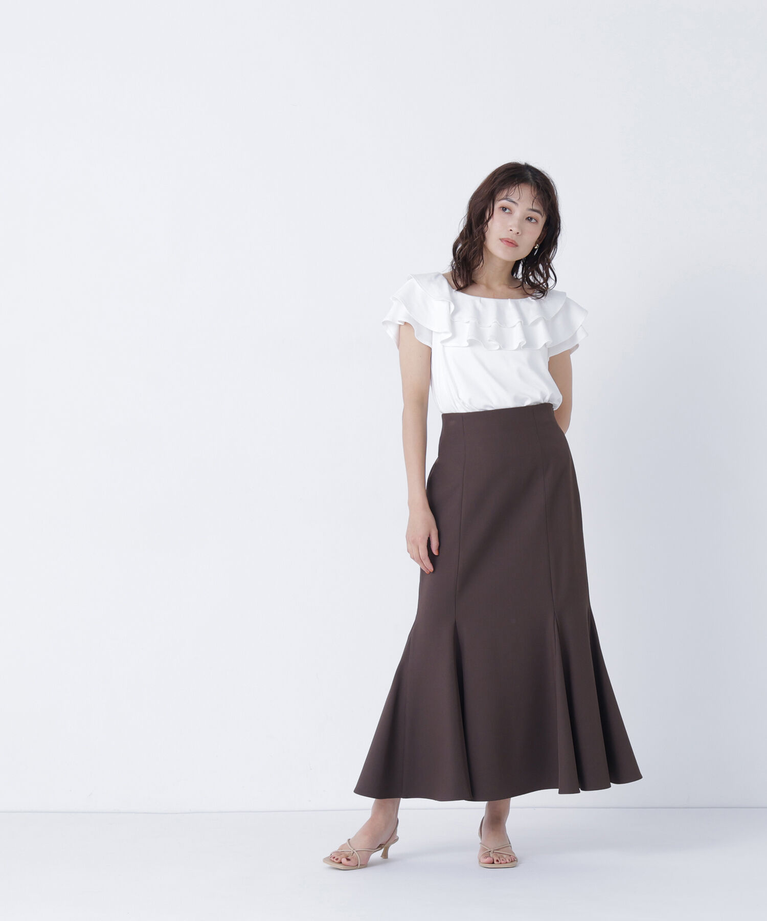  「ラッフルカットソー」|Tシャツ・カットソー|