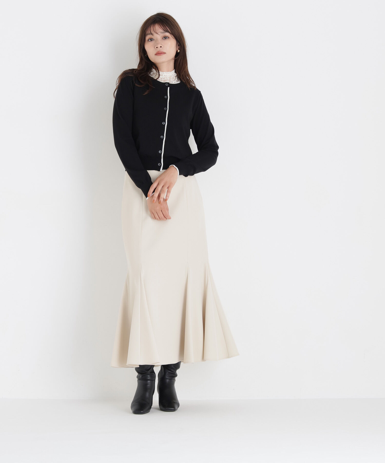  「<EC限定ｶﾗｰ:ﾈｲﾋﾞｰ系><ちょうど､いい服>&ldquo;それどこの?褒められ配 」|ニット・セーター|