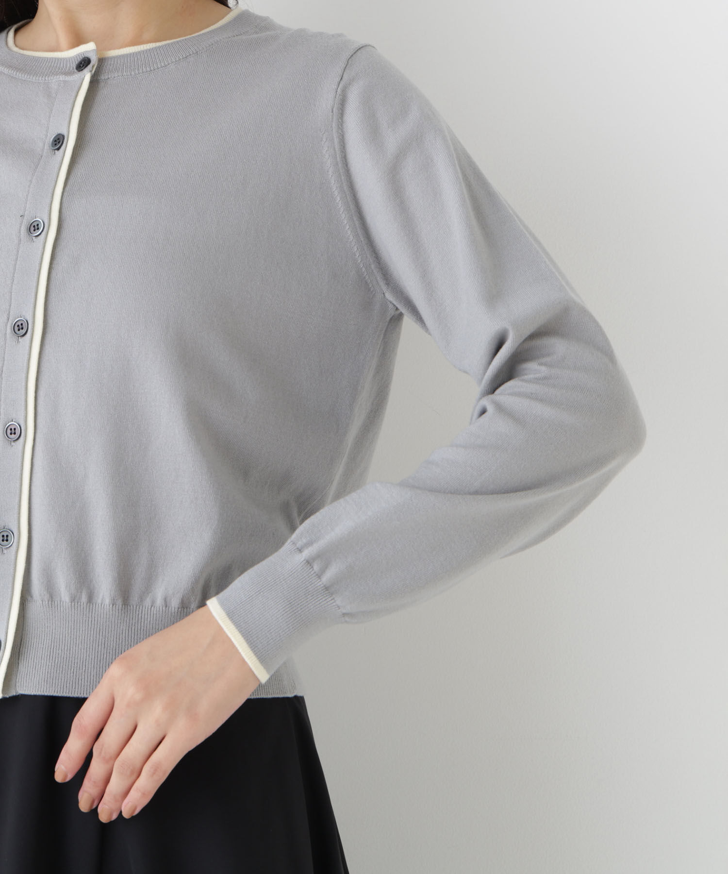  「<EC限定ｶﾗｰ:ﾈｲﾋﾞｰ系><ちょうど､いい服>&ldquo;それどこの?褒められ配 」|ニット・セーター|