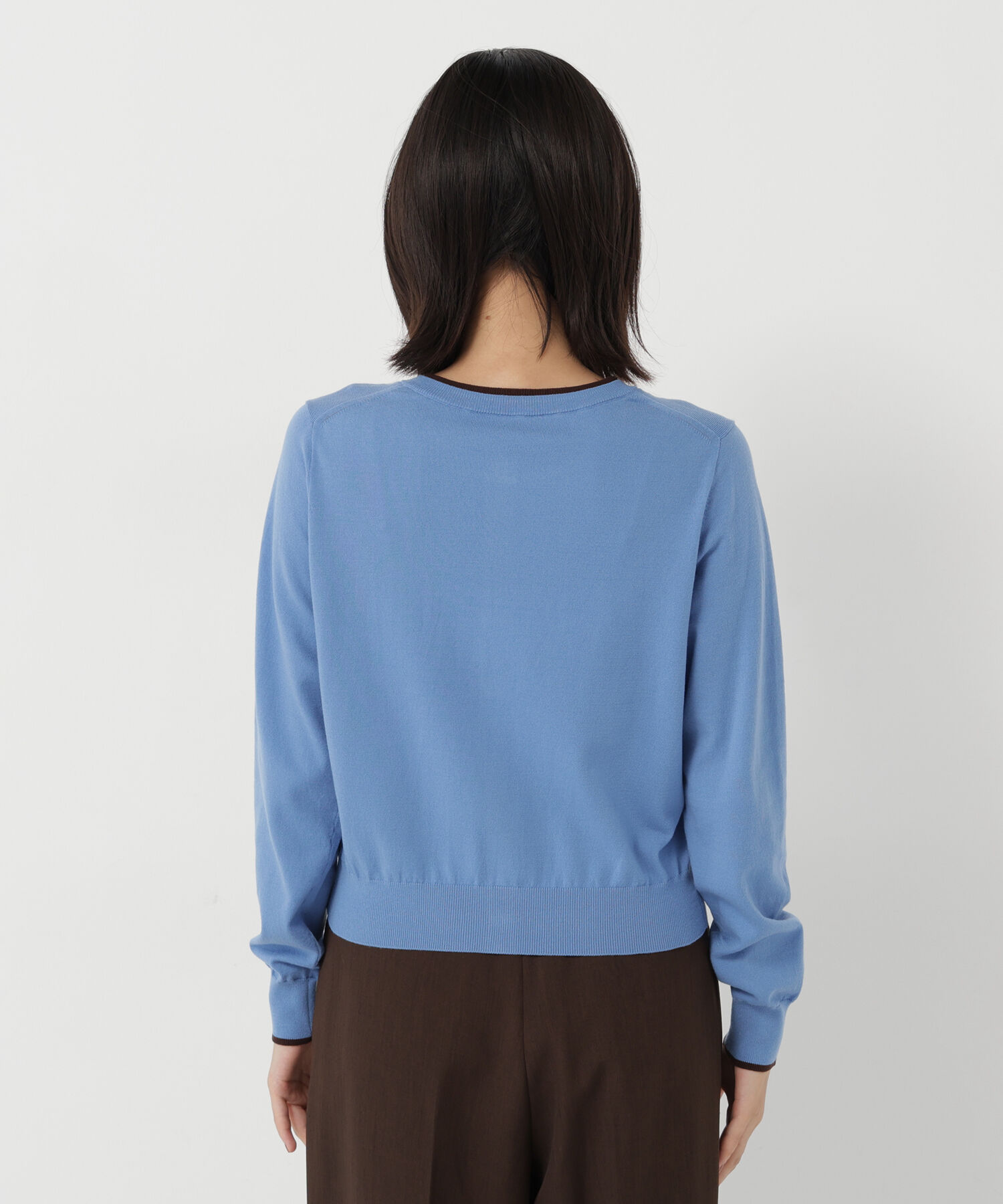  「<EC限定ｶﾗｰ:ﾈｲﾋﾞｰ系><ちょうど､いい服>&ldquo;それどこの?褒められ配 」|ニット・セーター|