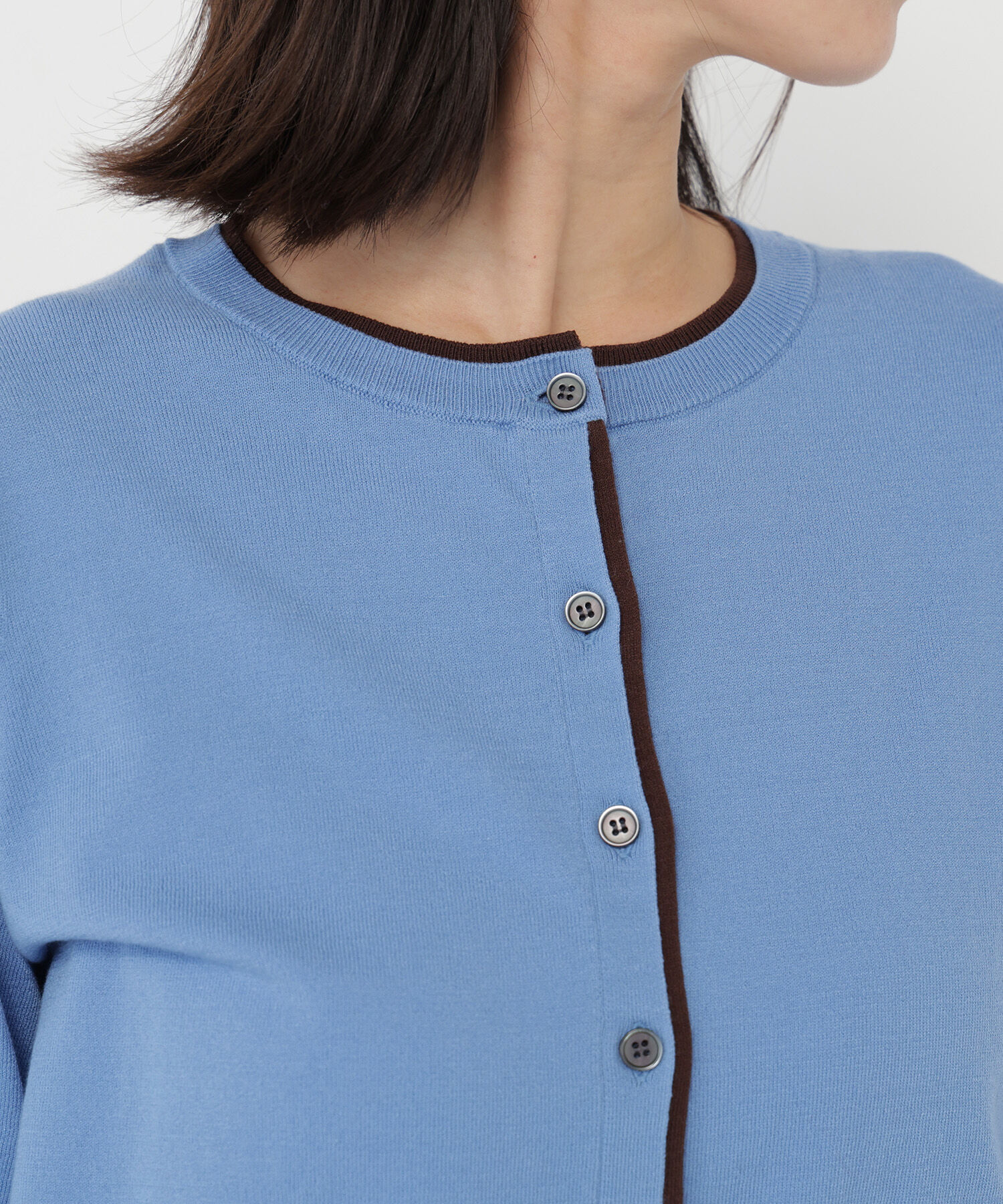  「<EC限定ｶﾗｰ:ﾈｲﾋﾞｰ系><ちょうど､いい服>&ldquo;それどこの?褒められ配 」|ニット・セーター|