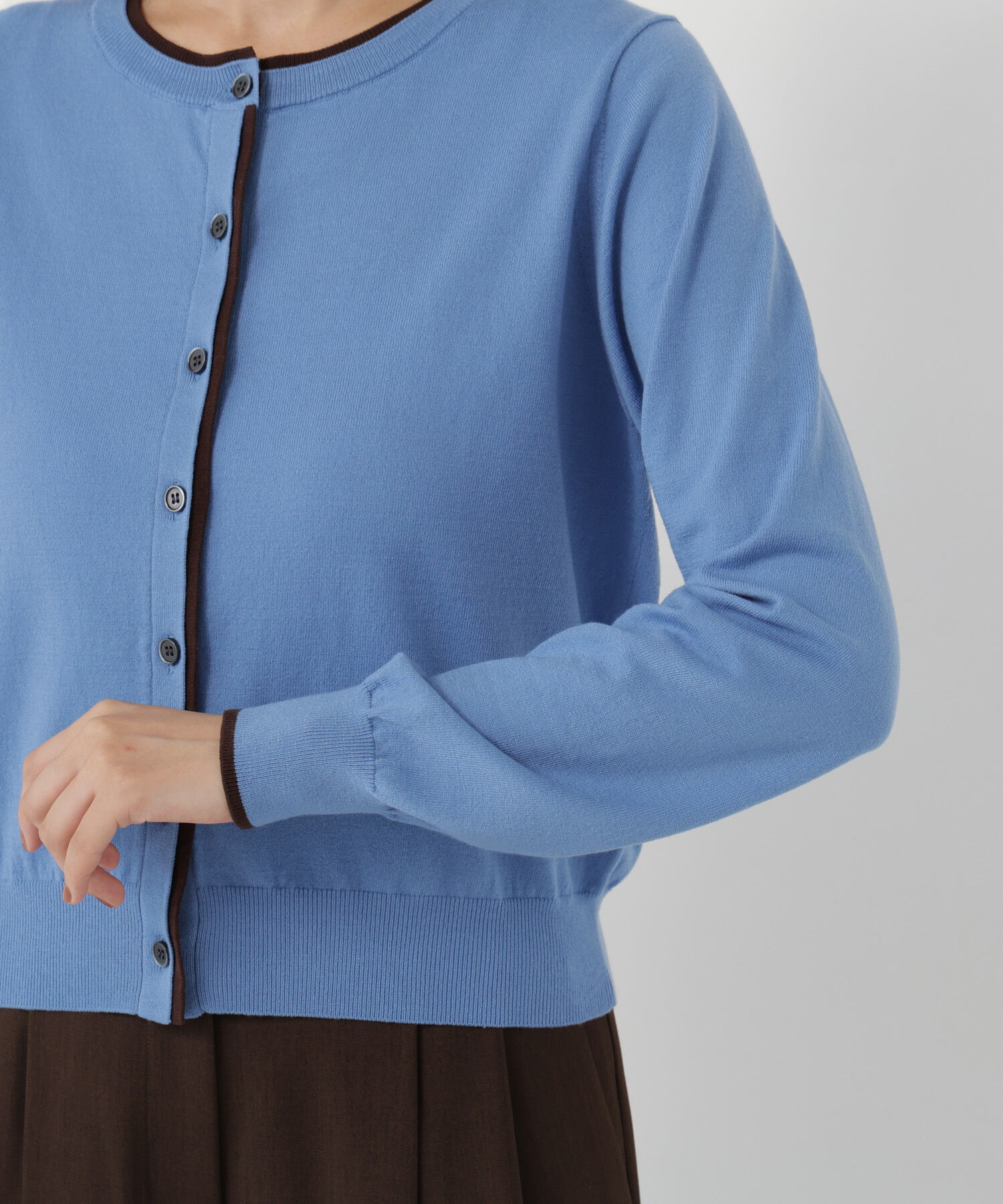  「<EC限定ｶﾗｰ:ﾈｲﾋﾞｰ系><ちょうど､いい服>&ldquo;それどこの?褒められ配 」|ニット・セーター|