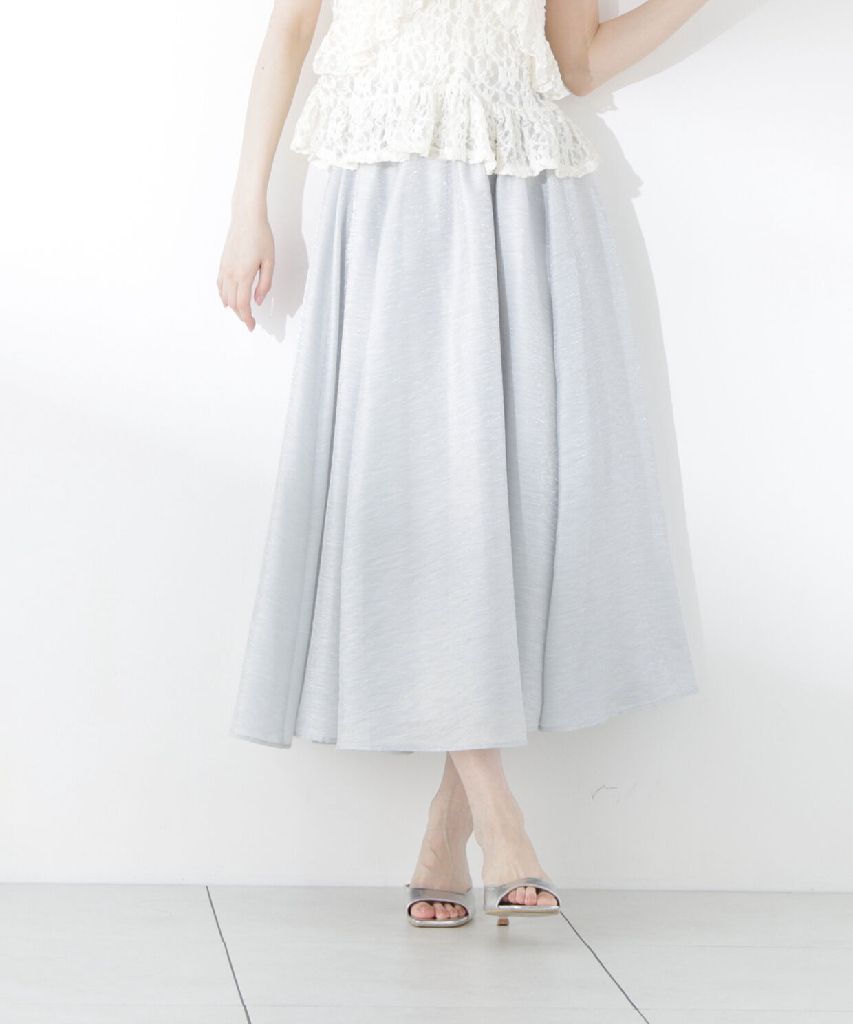 PROPORTION BODY DRESSING「ニュアンスサテンシャイニースカート」|スカート|