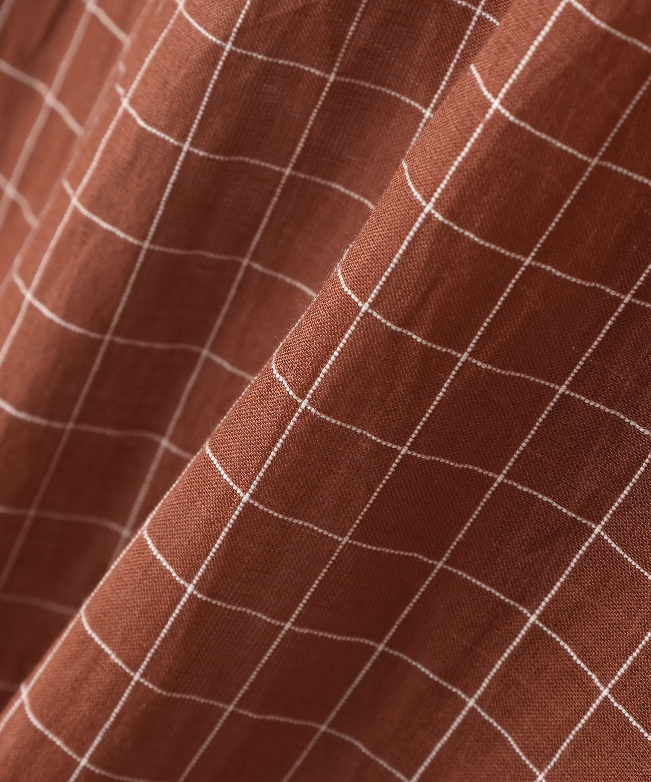 YLEVE 「YLEVE / COTTON SILK CHECK PULLOVER SHIRT」|シャツ・ブラウス|
