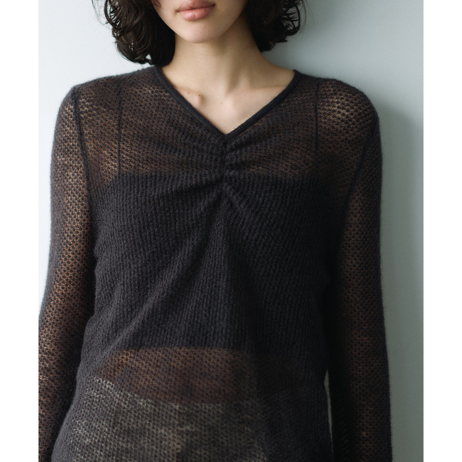 CODE A「bell sleeve mohair pullover」|ニット・セーター|